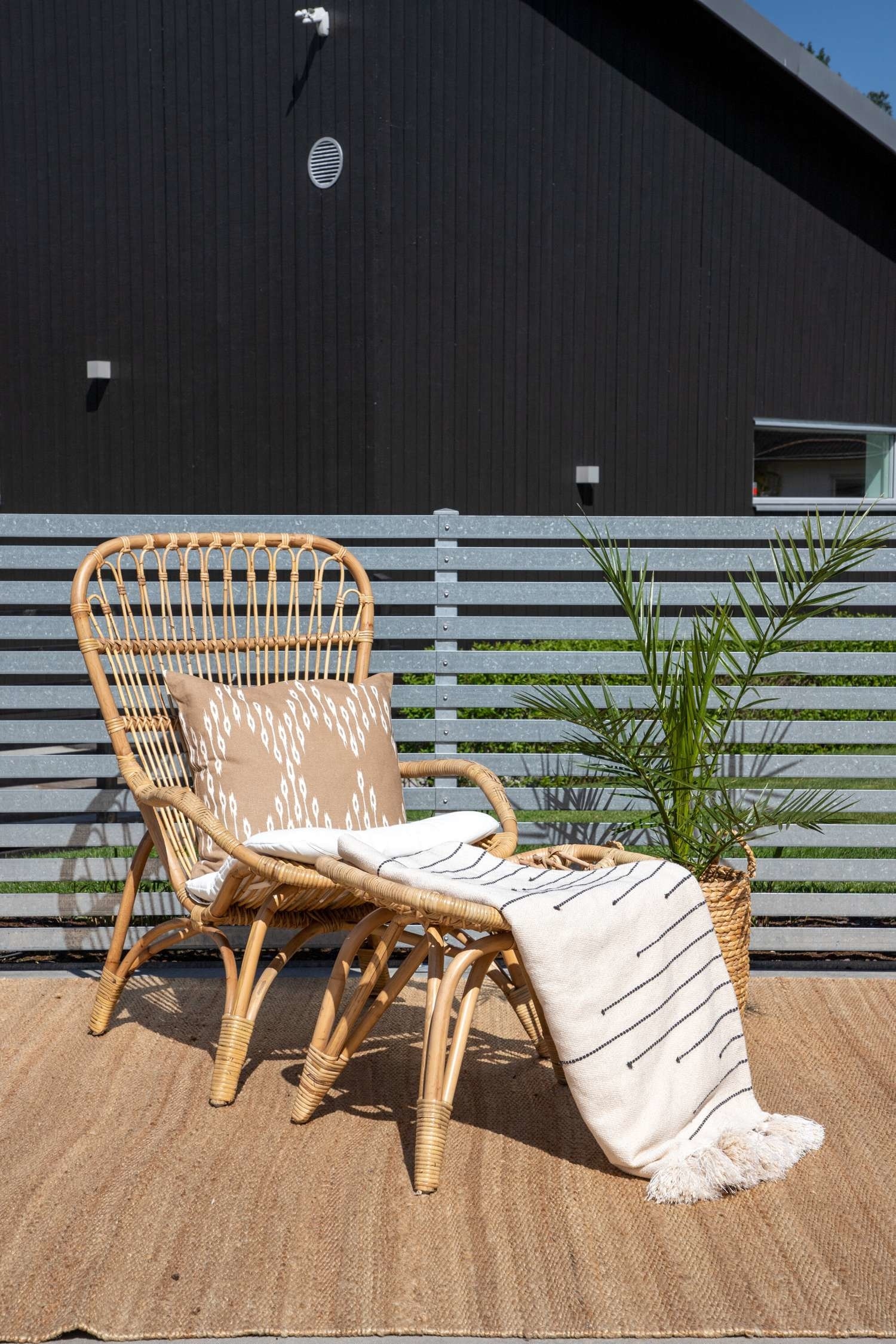 Poltrona Ella - Rattan, Naturale