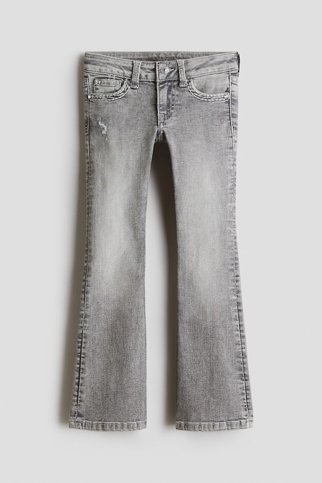 Skinny Fit Bootcut Low Jeans - Light grey/Denim blue/Denim black/Denim blue - 1