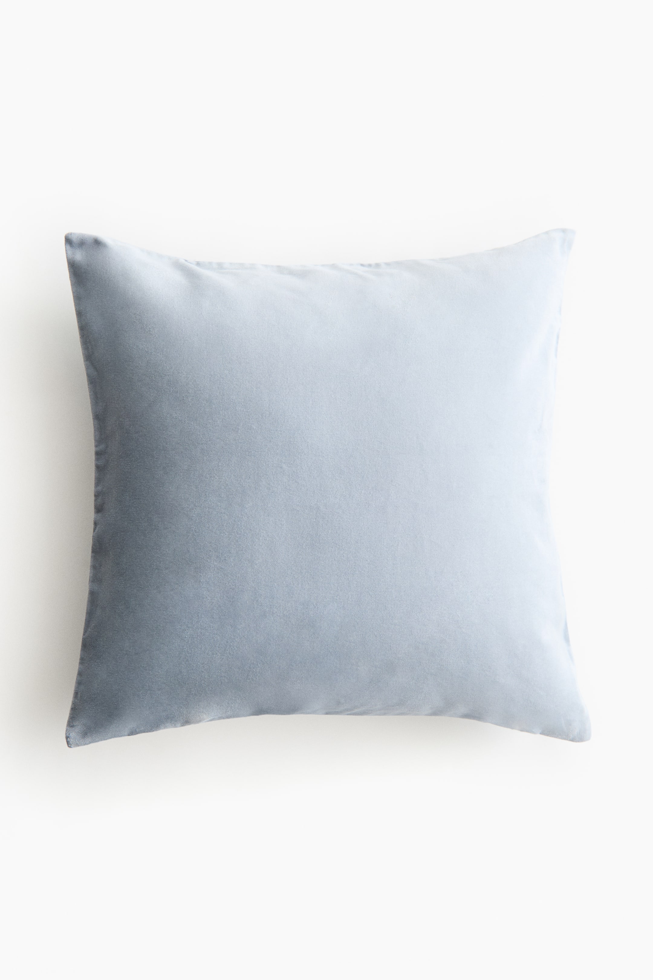 View larger image: Cotton velvet cushion cover - Light dusty blue - Home All | H&M GB 1