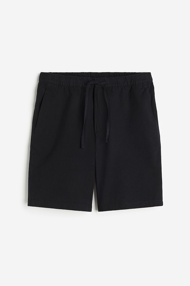 Shorts Regular Fit - Svart/Brun/Ljusbeige/Crèmevit/Kritstrecksrandig/dc - 2