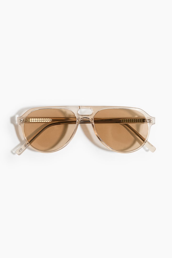 Lunettes de style aviateur anti-lumière bleue - Transparent - 1