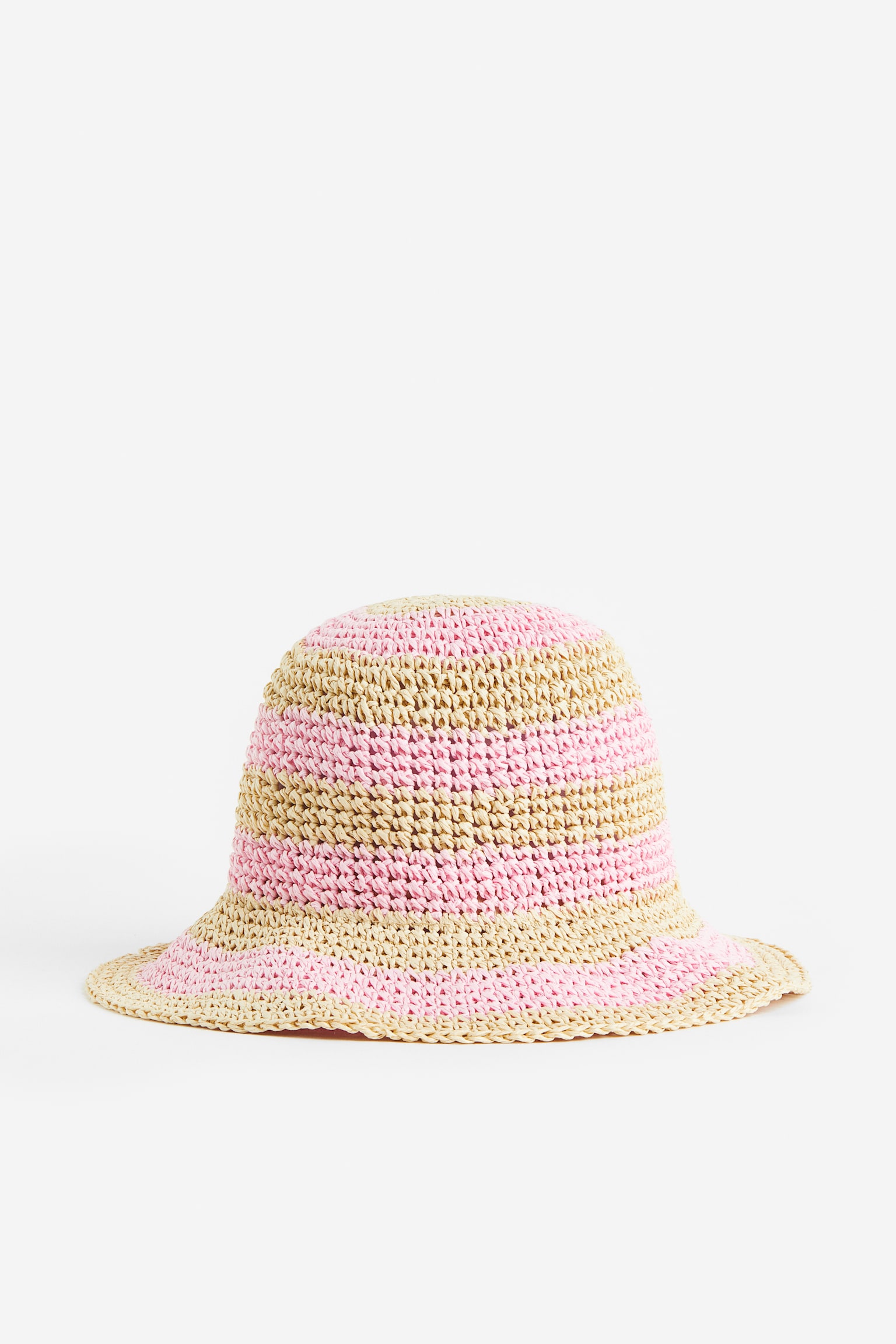 Straw Hat - Light pink/Stripe - 1