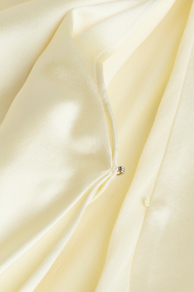 Silk wrap dress - Cream - 7