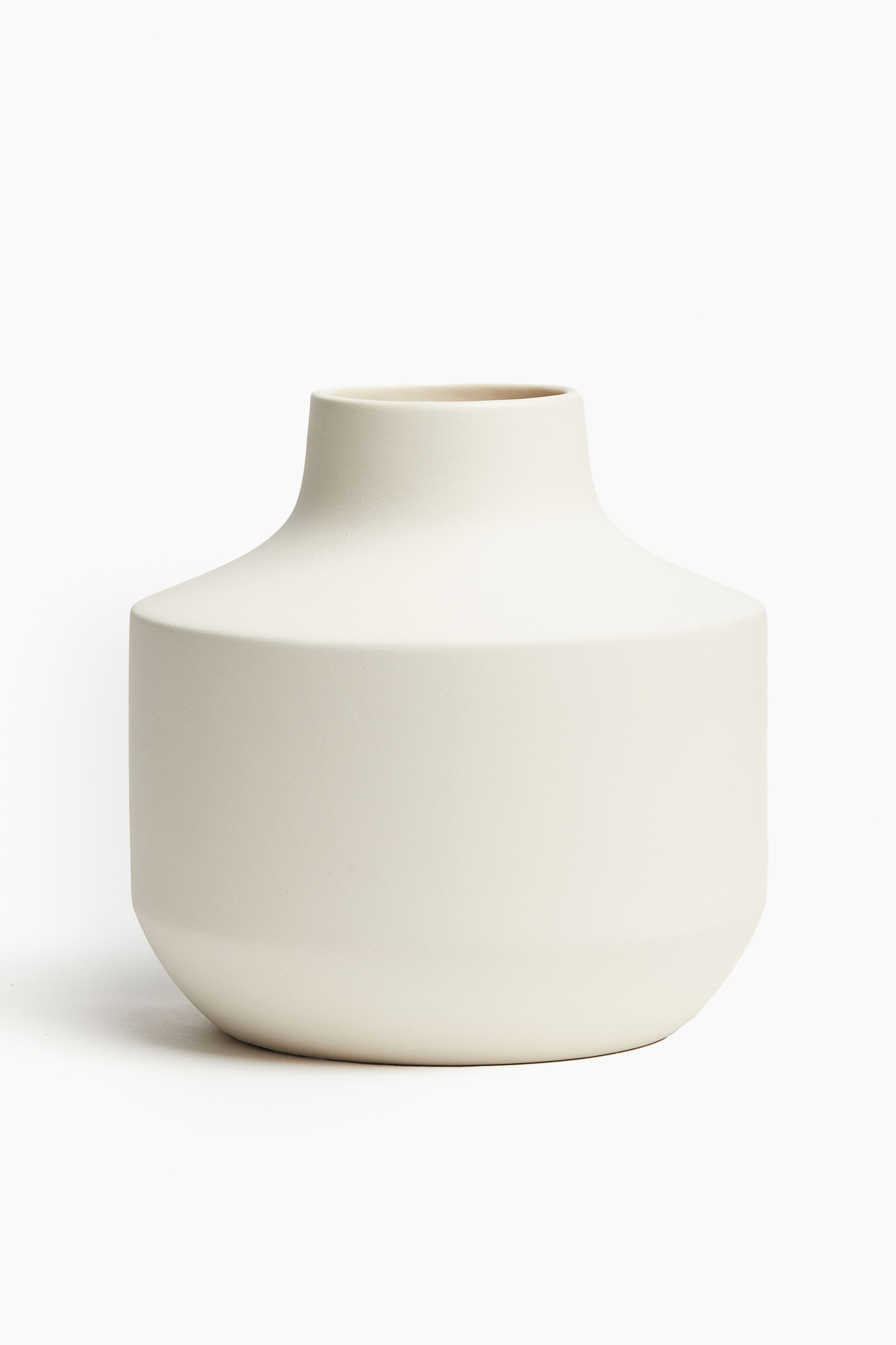 H&M large stoneware store vase