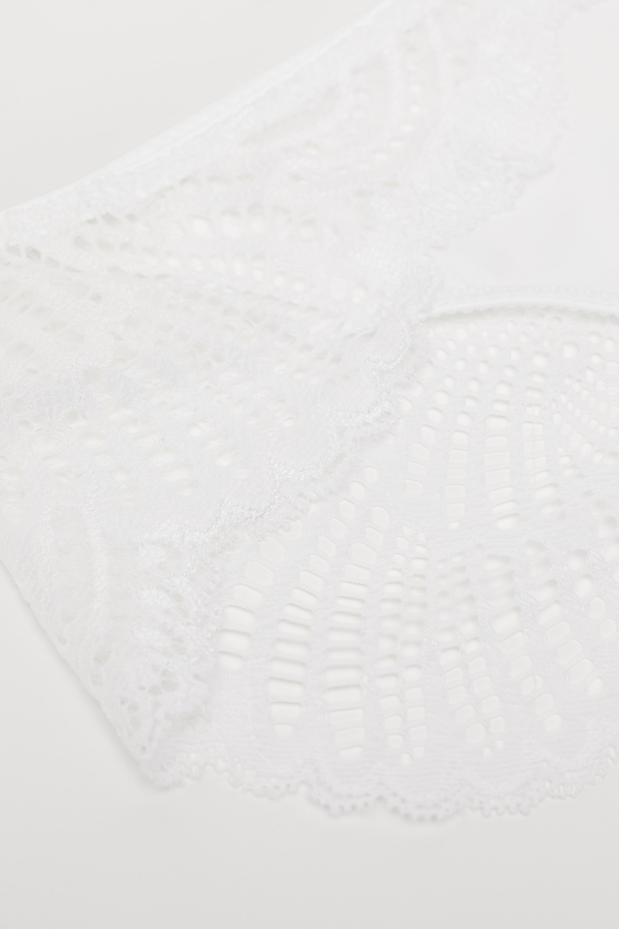 View larger image: Microfibre/lace bikini briefs - White - Ladies | H&M 2