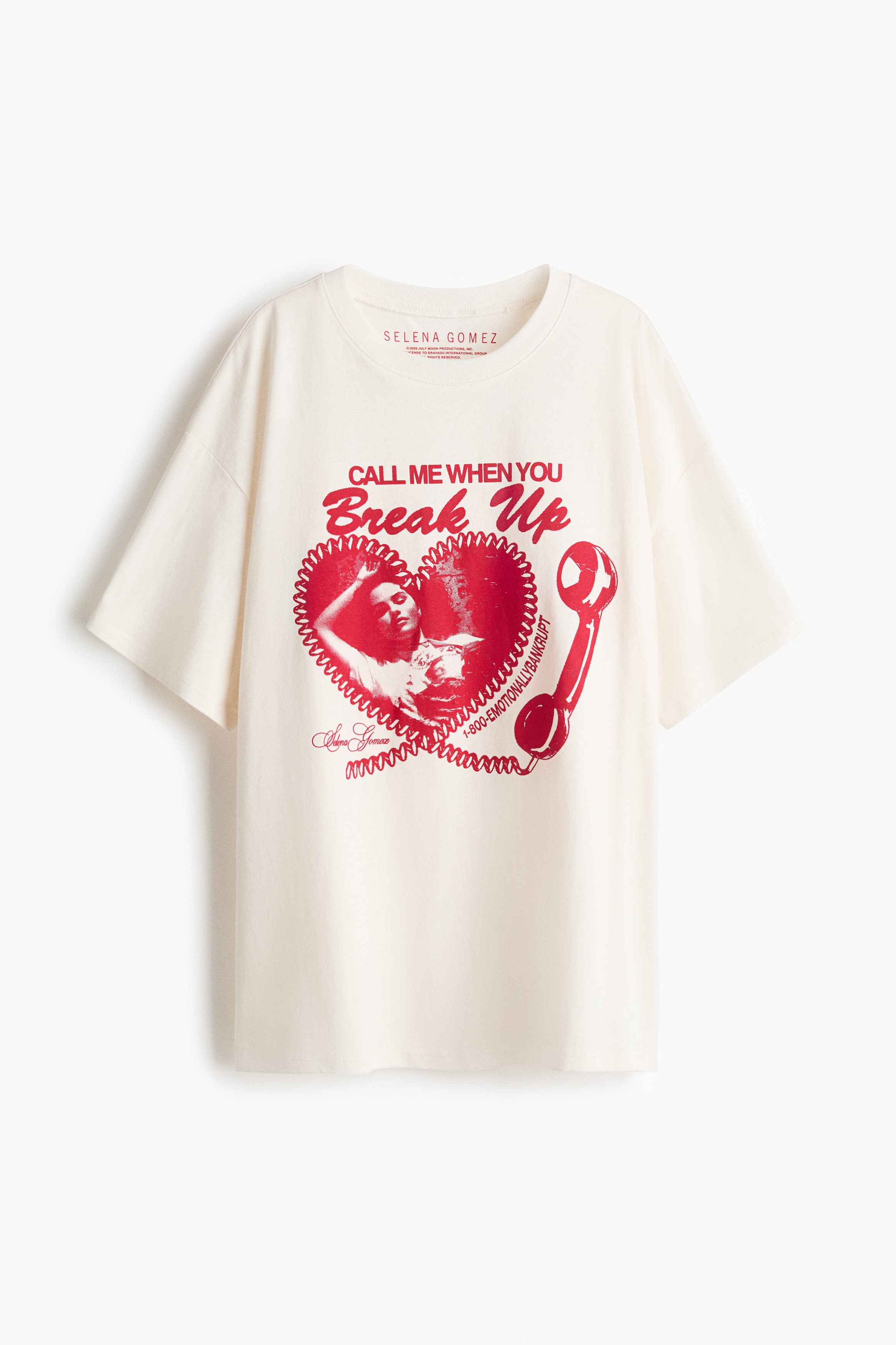 Oversized Printed T-Shirt - White/Selena Gomez/Dark gray/Pacha/Light beige/Billie Eilish/White/Ford/Black/Billie Eilish/Dark gray/Pacha/Cream/Pacha/White/Henri Matisse