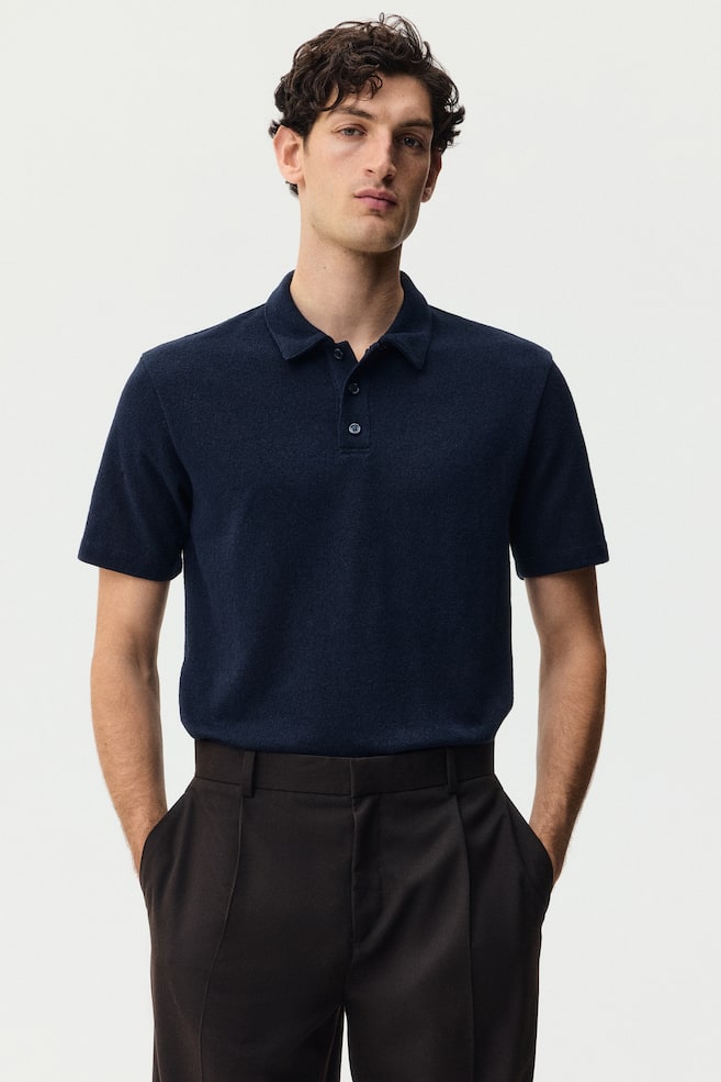 Regular Fit Polo shirt - Dark blue - 1
