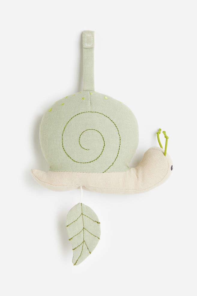 Musical soft toy - Light green/Snail - 1