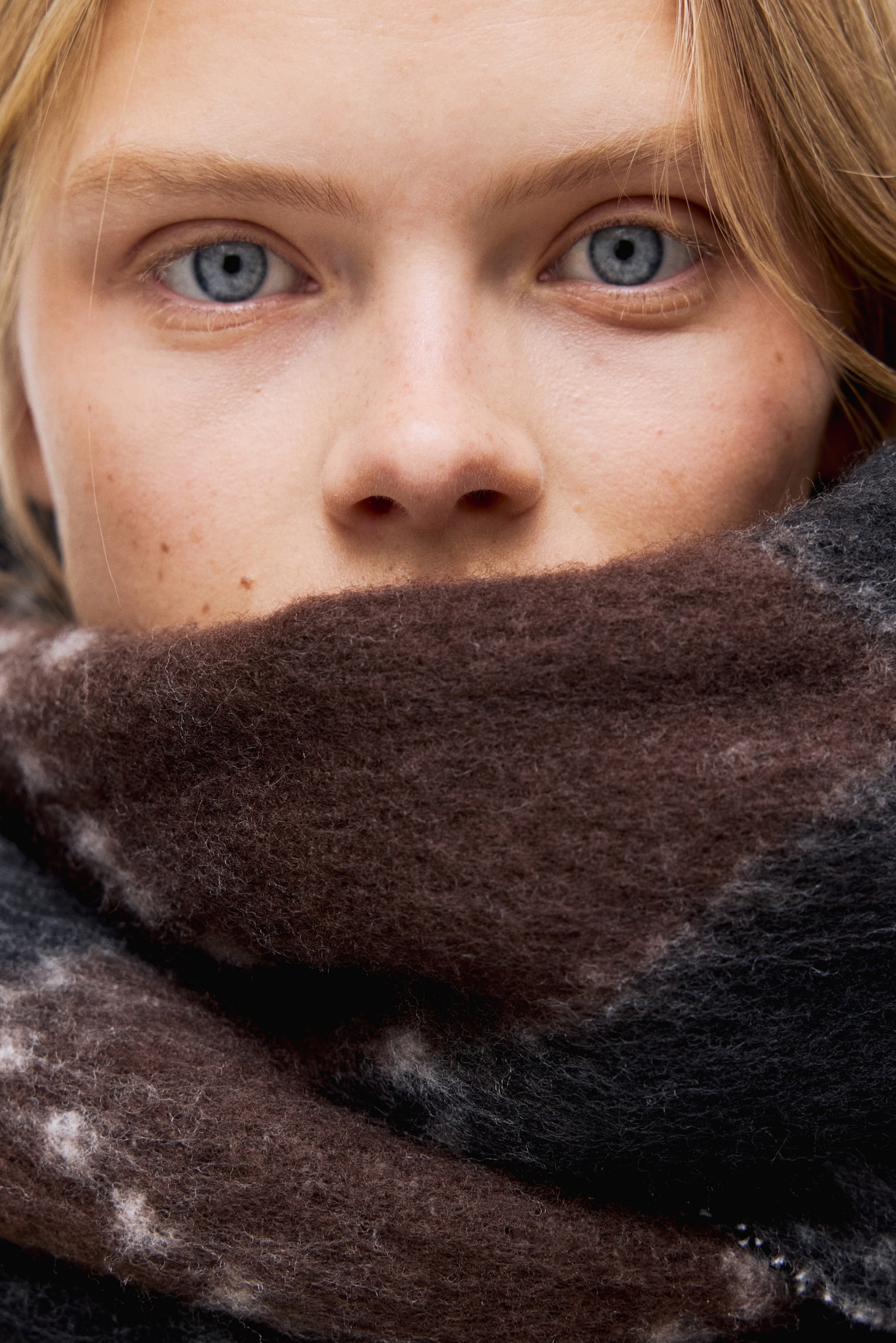 Fringed scarf - Brown/Checked/Beige/Leopard print/Light dusty pink/Grey checked/Grey/Leopard print/Dark grey/Checked