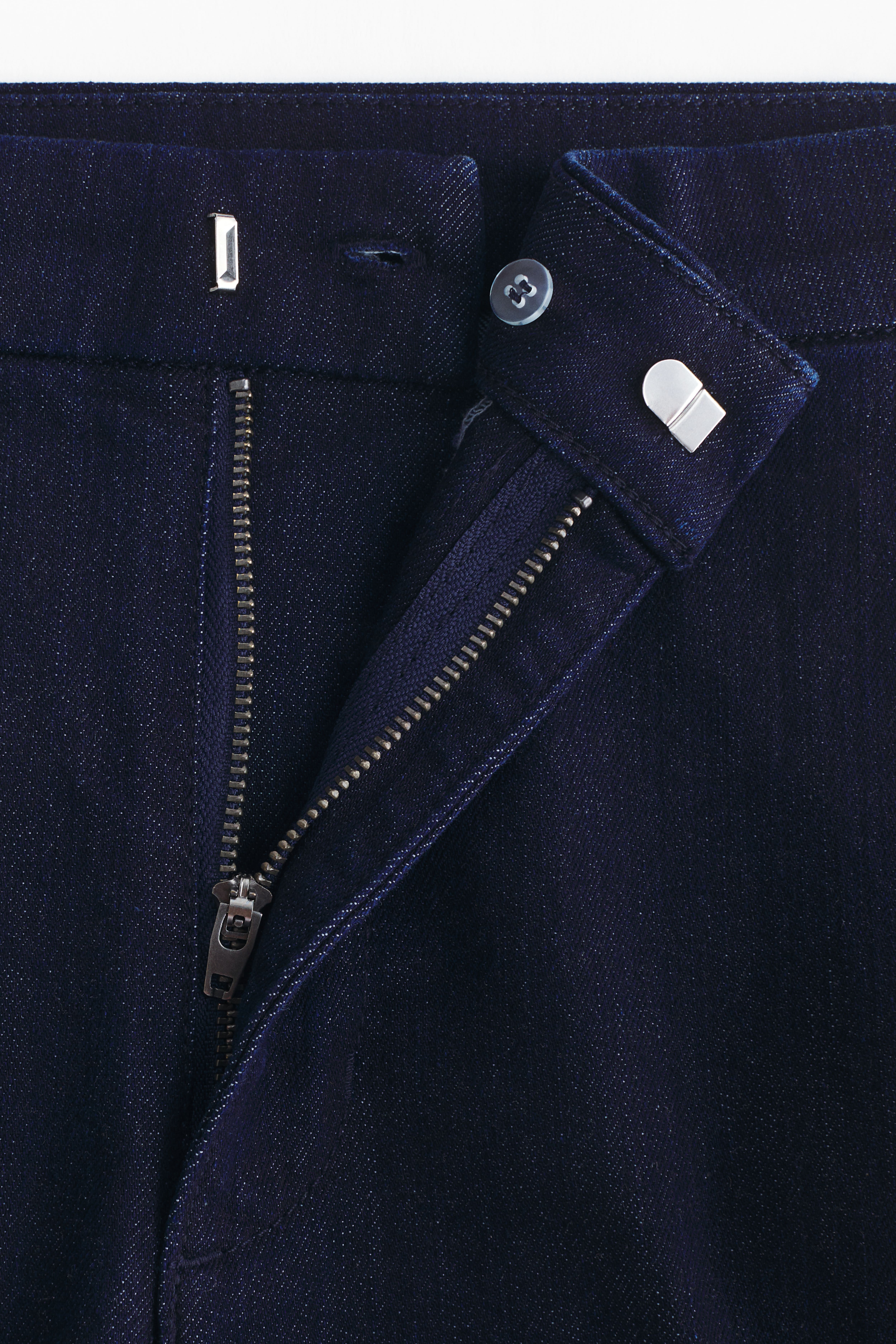 High-Waist Flared Ankle Jeans