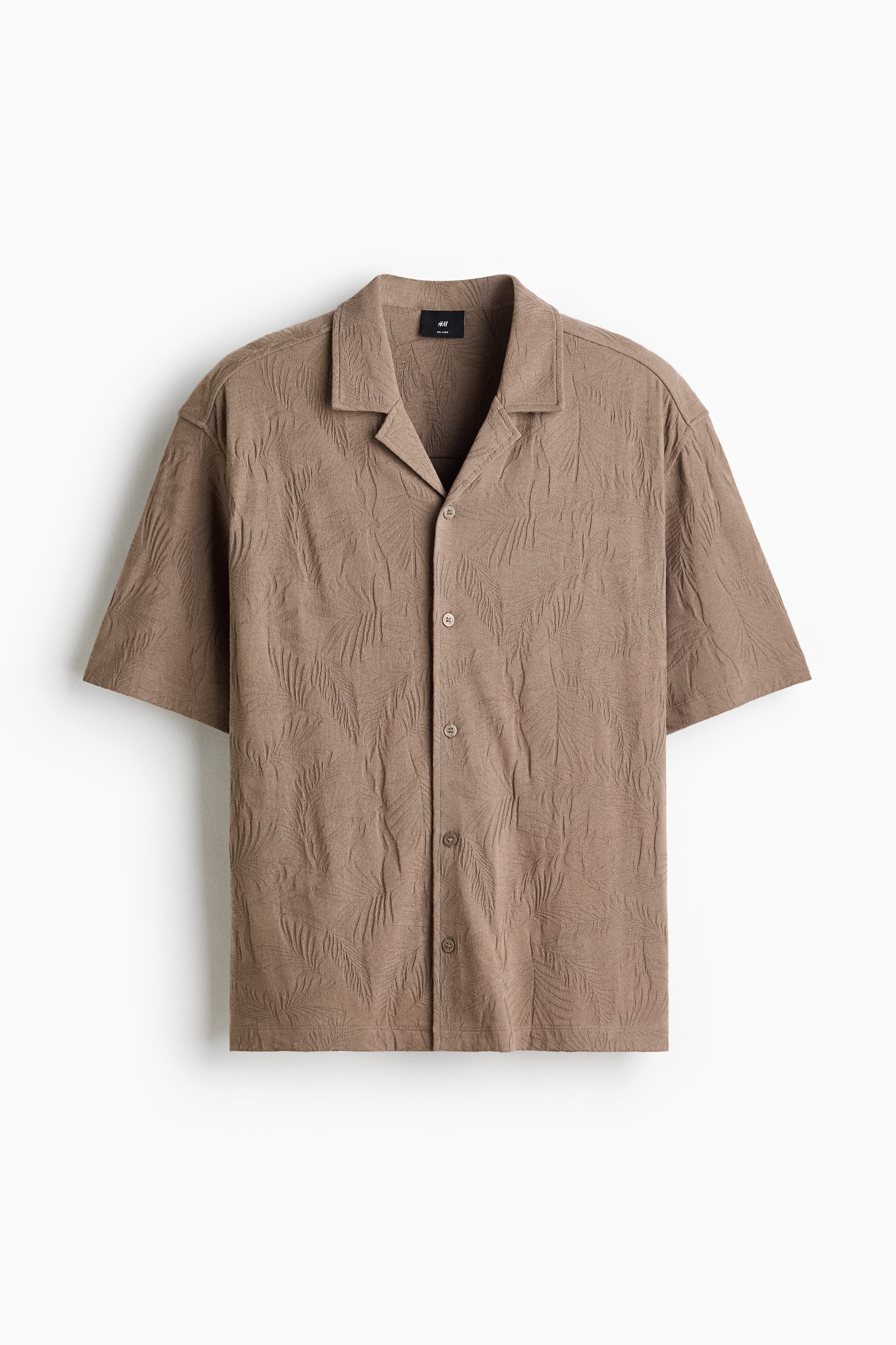 Relaxed-Fit Jacquard-Jersey Resort Shirt from H&M - $39.99