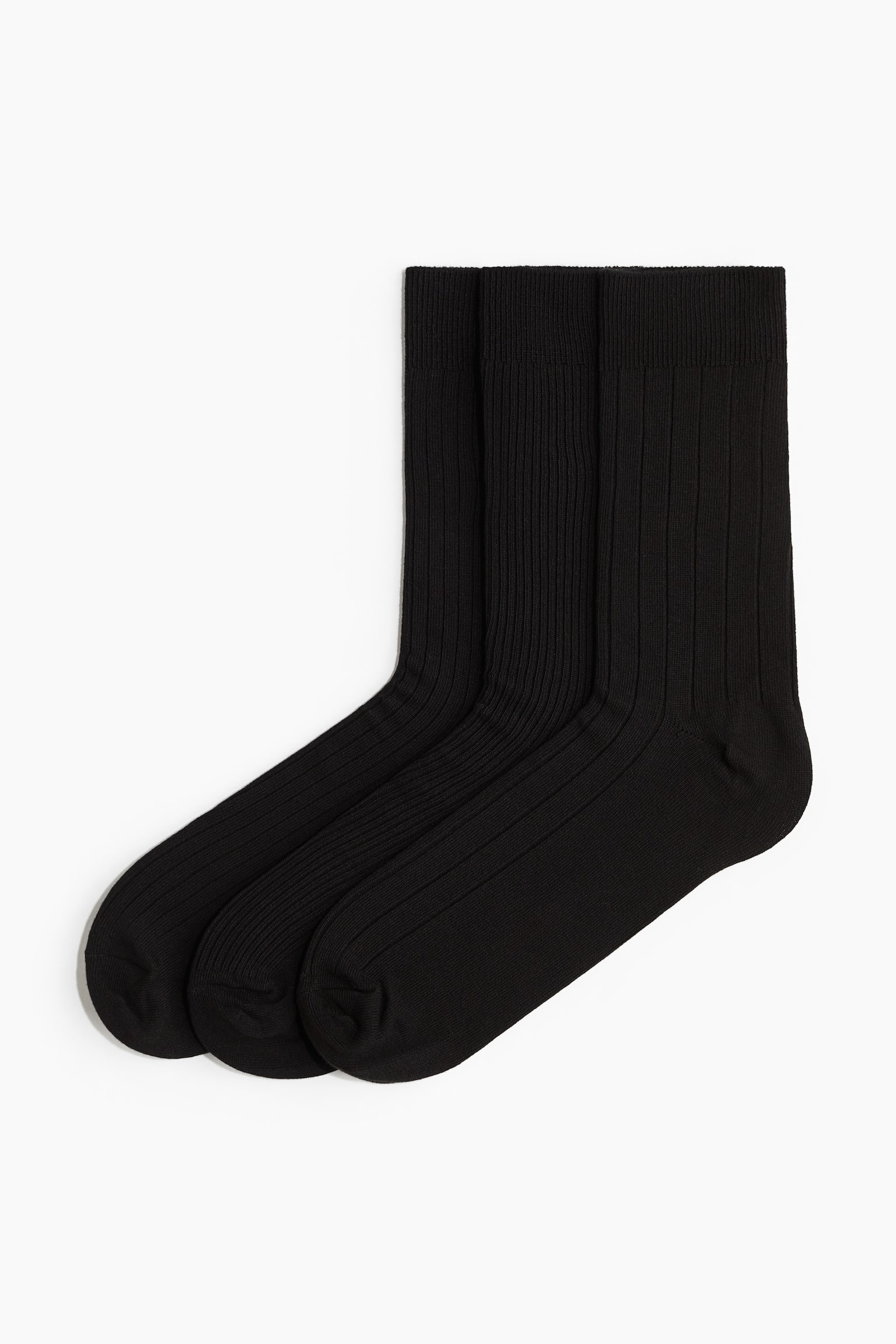 3-pack socks - Black/Grey marl - 1