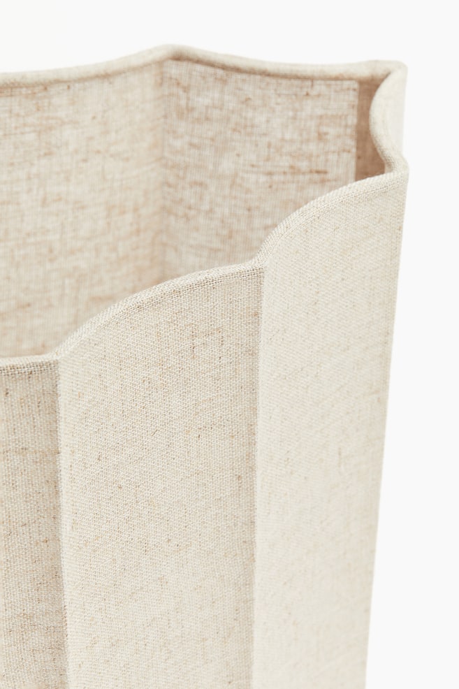 Linen lamp shade-Light beige - 3