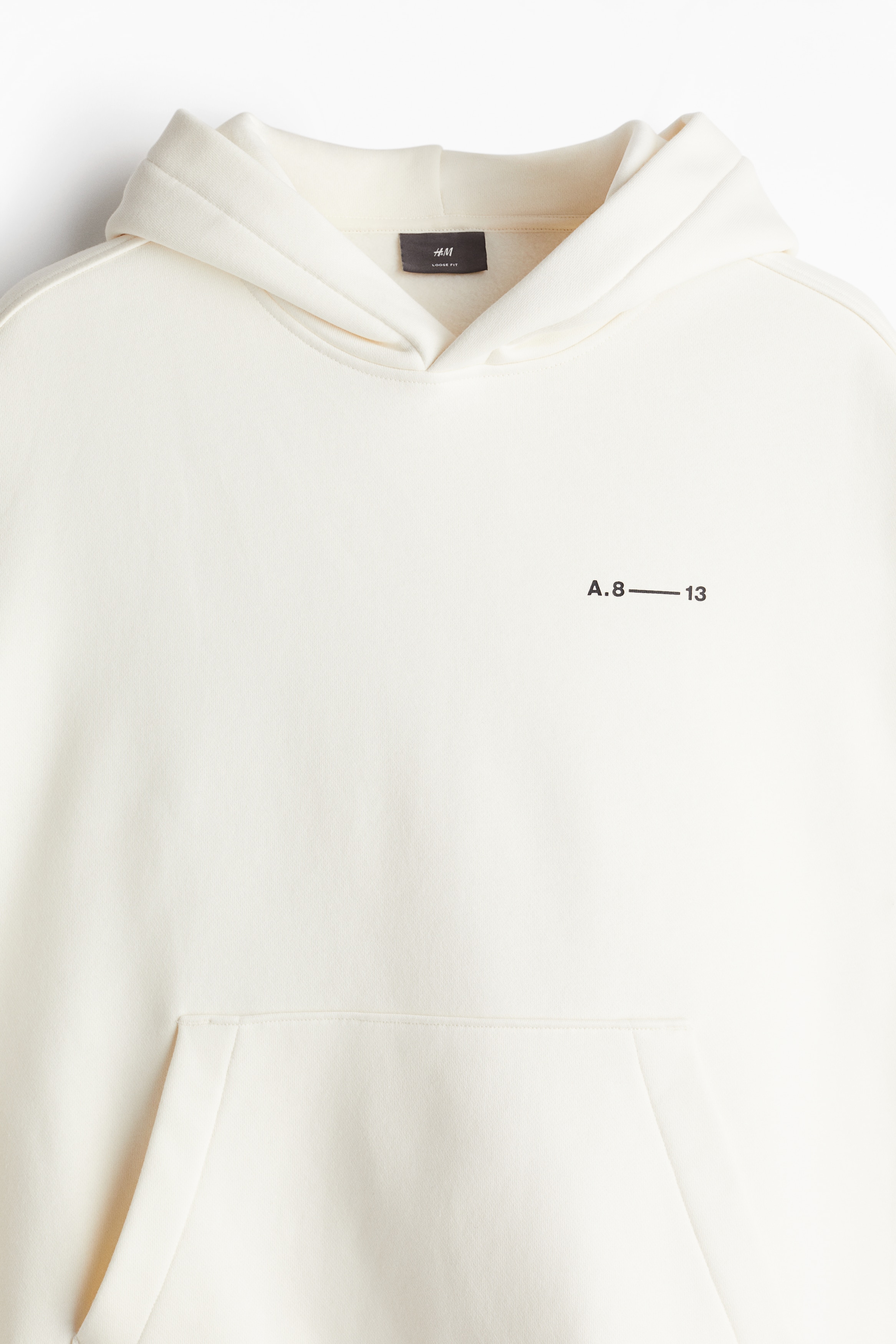 Loose-Fit Hoodie with Motif - Cream - Men | H&M US