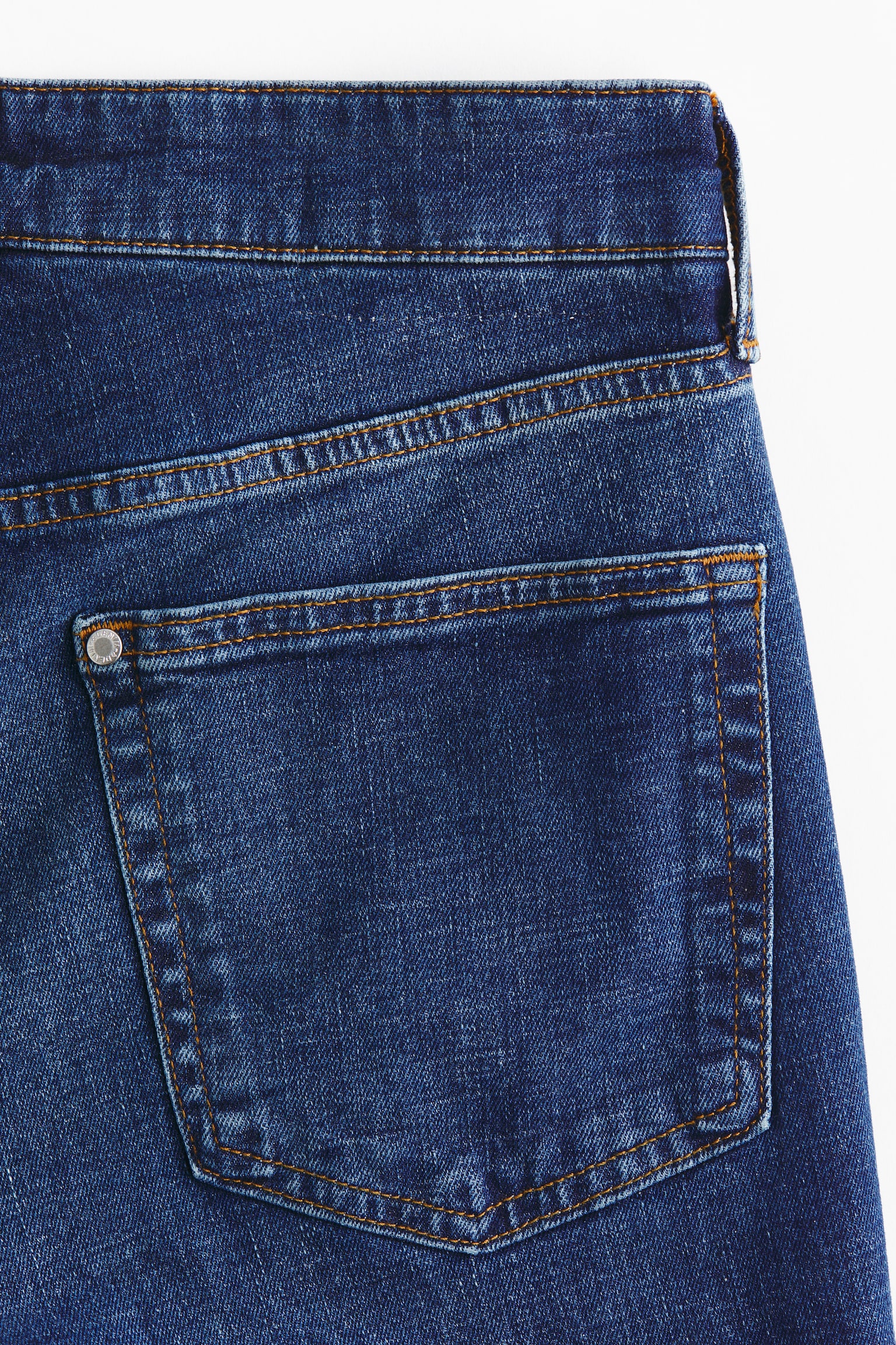 Tapered Regular Jeans - Dunkles Denimblau/Denimblau - 6