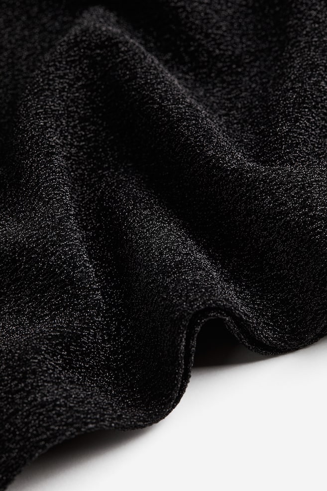 Robe moulante avec encolure carrée - Noir/scintillant/Noir/Noir/clouté - 7