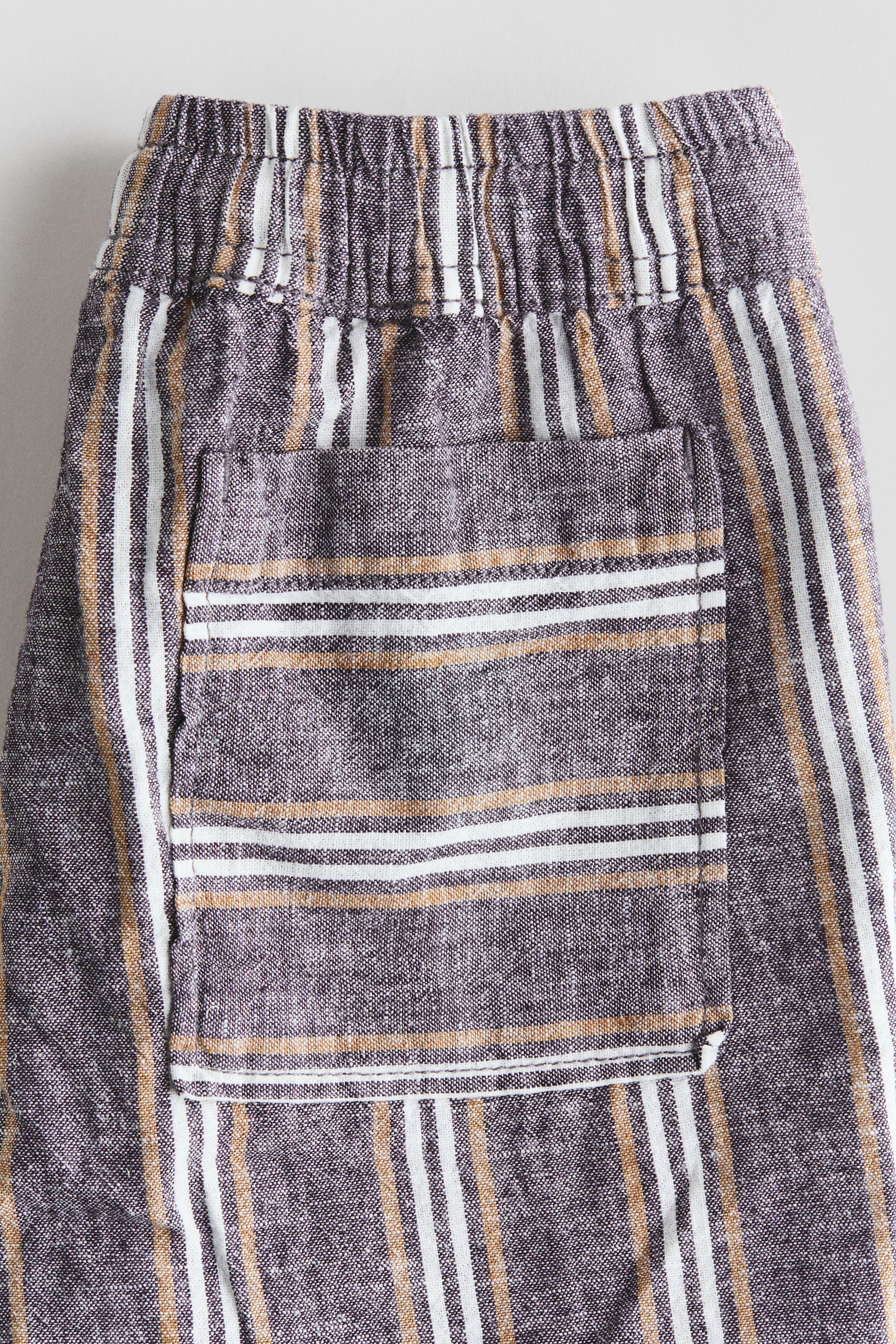 Linen-Blend Shorts