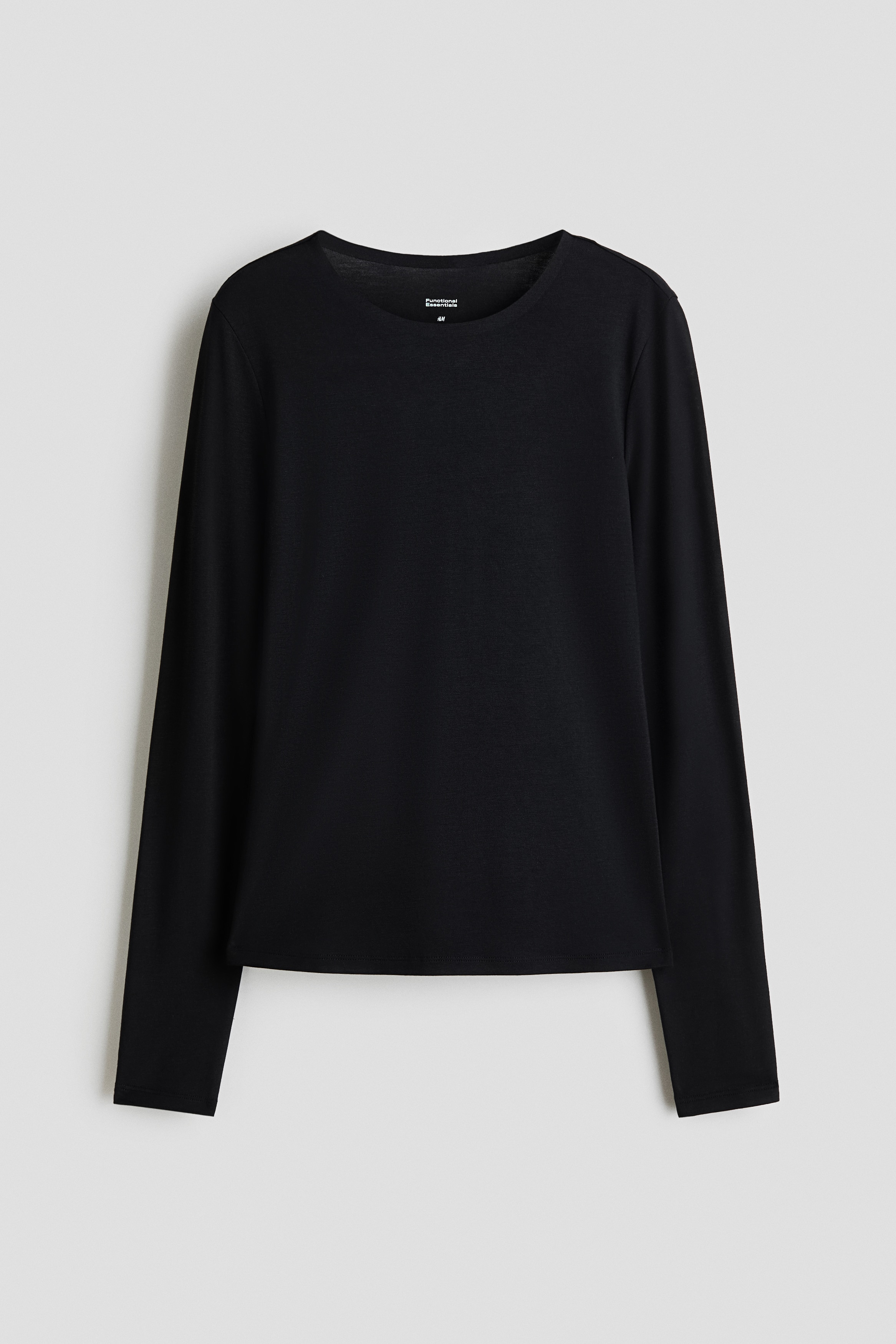 Haut chaud près du corps - Noir/Blanc/Brun foncé