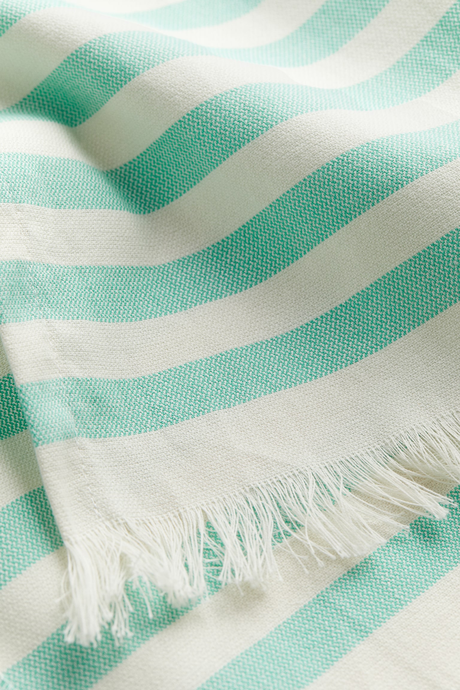 Hooded poncho towel - Light green/Striped/Blue/Striped/Red/Striped - 2