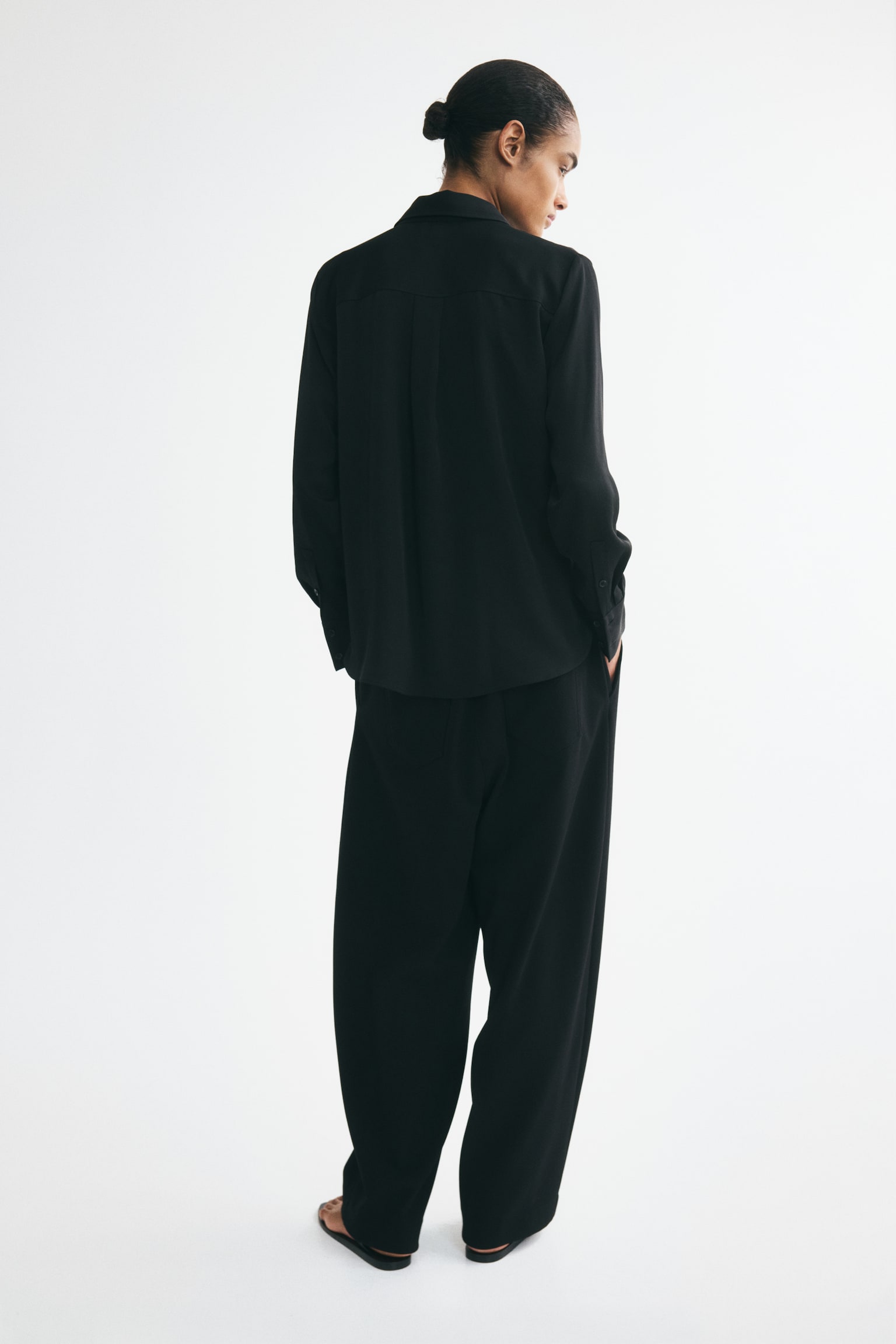 Женская рубашка H&M Shirt, цвет: Чёрный — фото 5