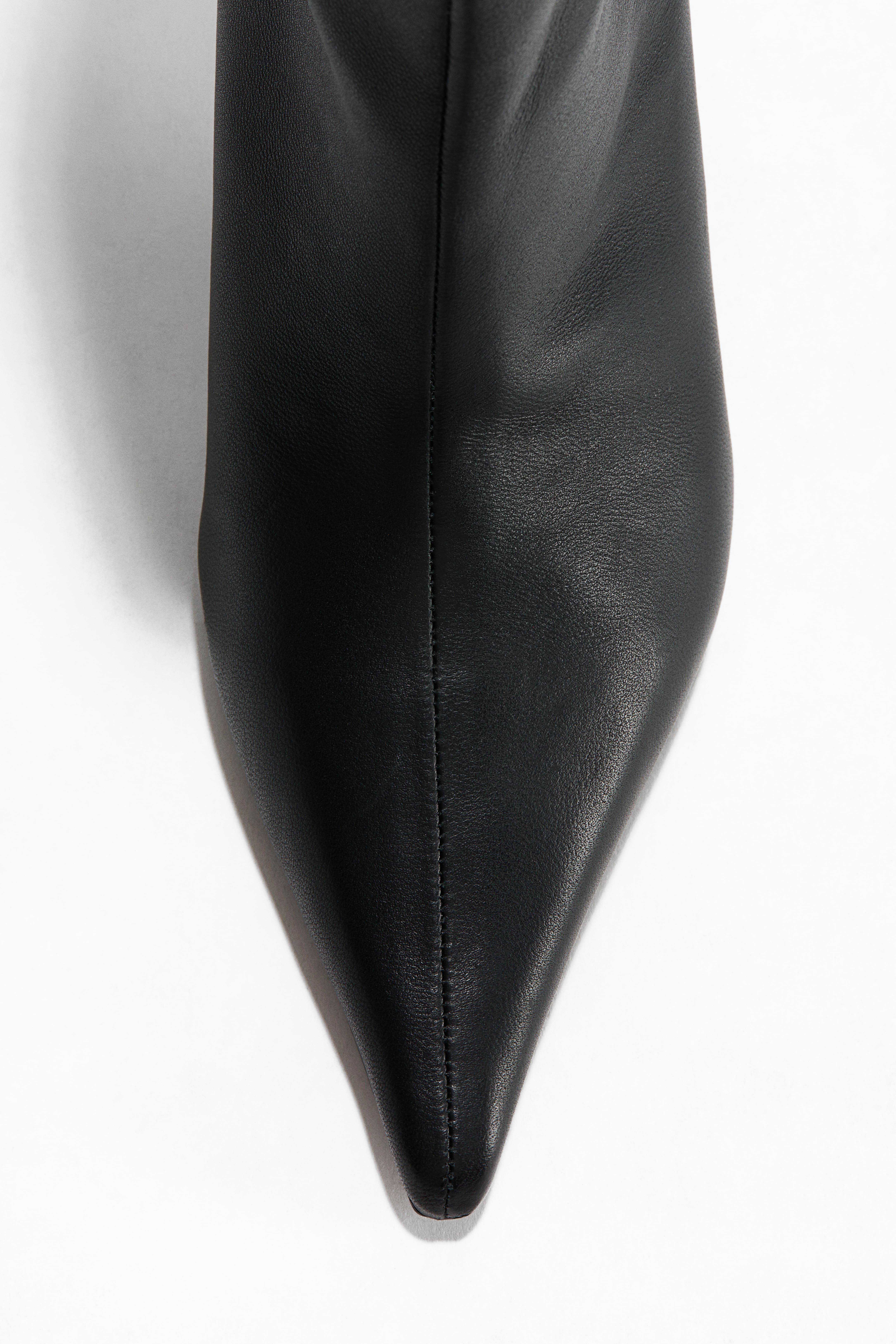 Heeled Leather Boots