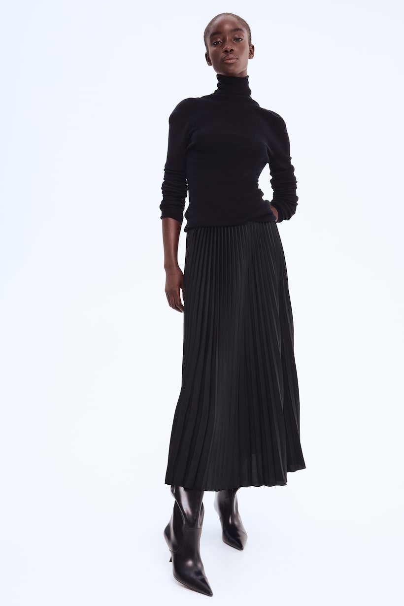 H&m Pleated Skirts Online Skirts Mini, Midi Maxi Pleated