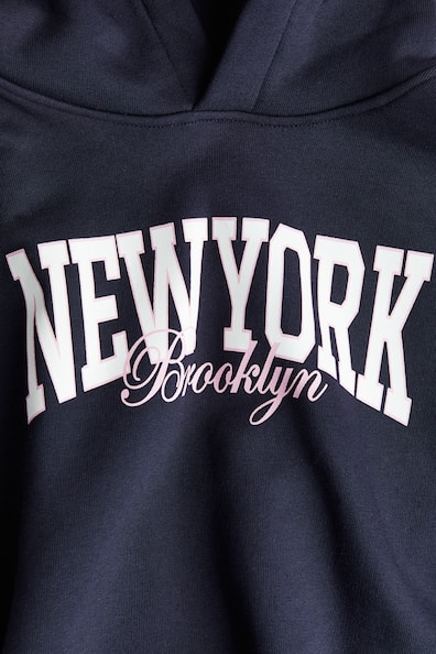 Kids We Run NY Hoodie Navy main image 1