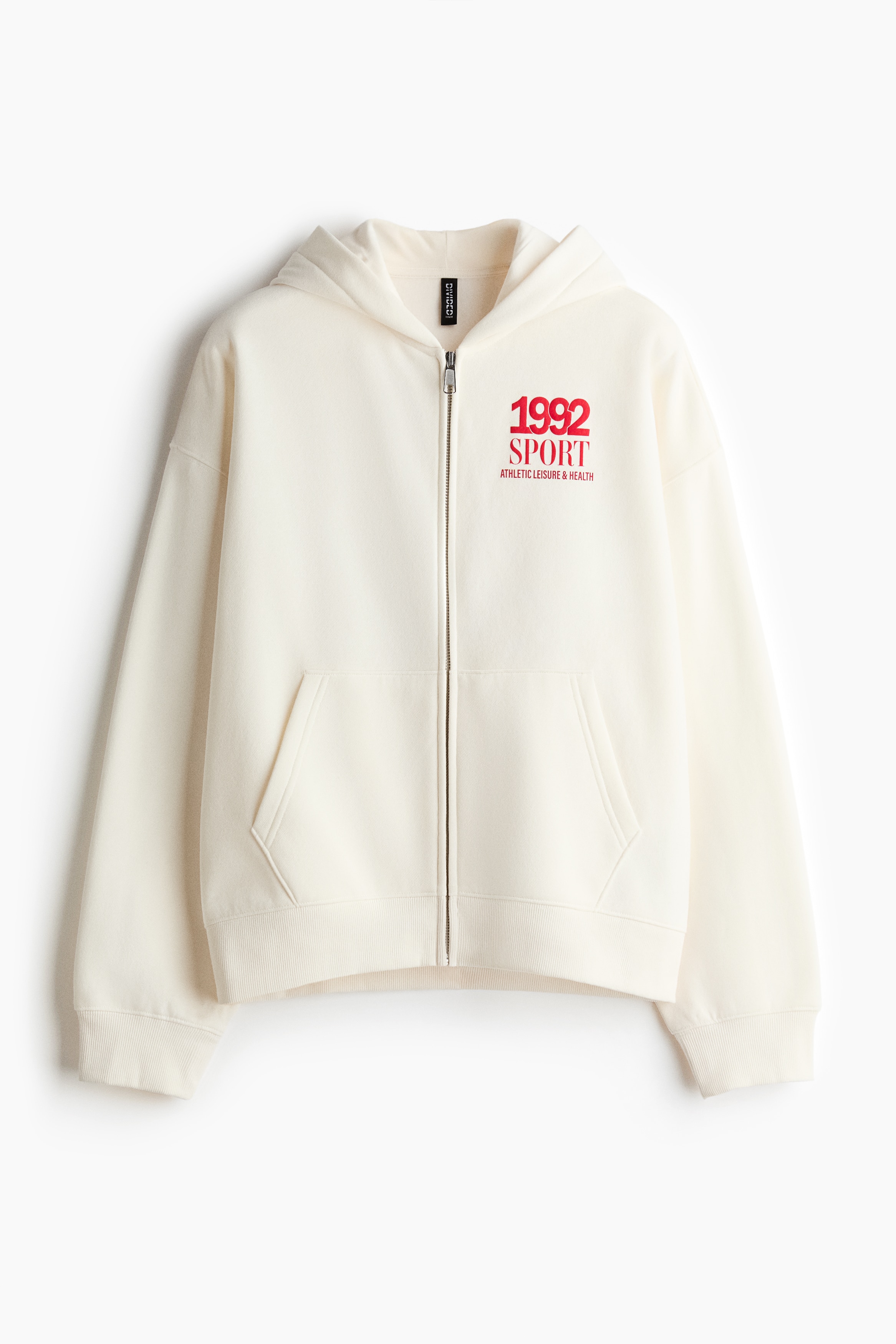 Sudadera con gorro y zíper - Blanco/Sport/Rojo oscuro/Academia/Azul marino/Newport