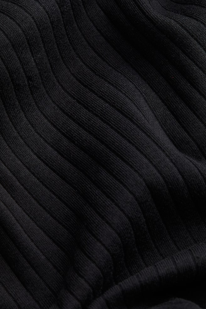 MAMA Ribbed sleeveless dress - Black/White/Black striped/Blue/Green - 3