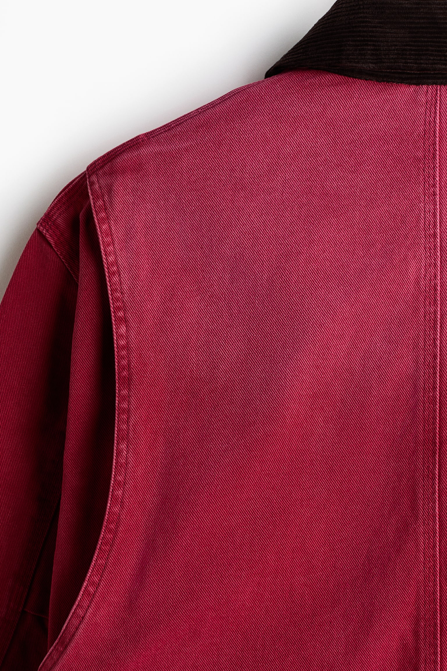 Áo khoác ngắn kiểu bảo hộ lao động - Màu đỏ/Khối màu - 4