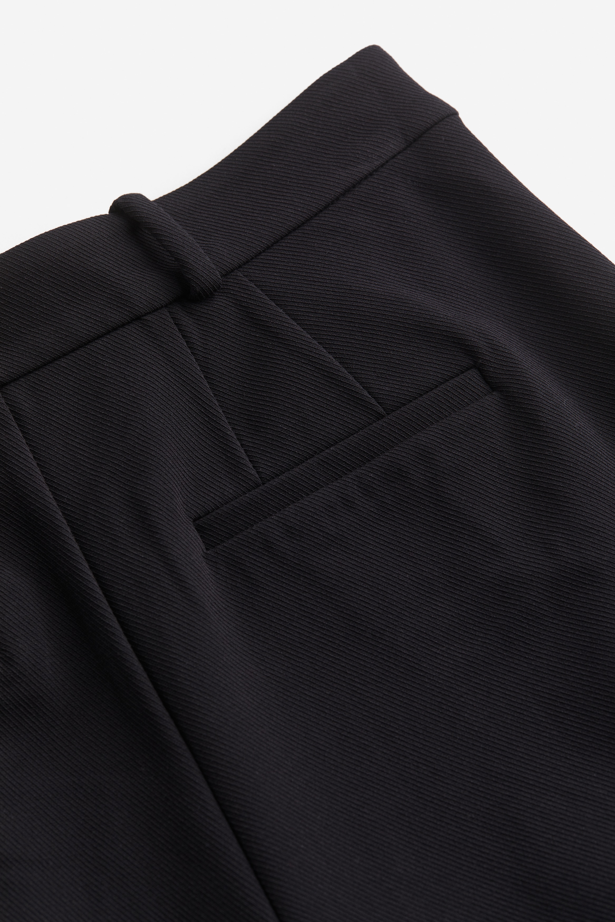 Tapered twill trousers