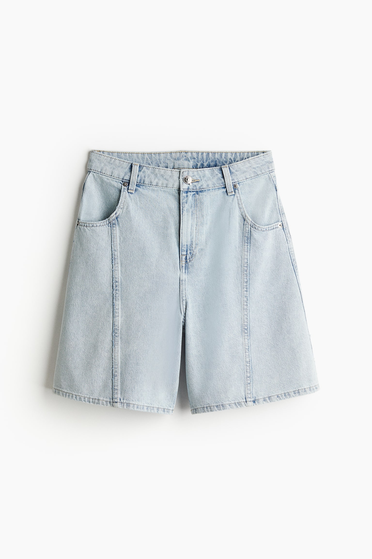 High Denim shorts - Pale denim blue/Light denim blue - 1