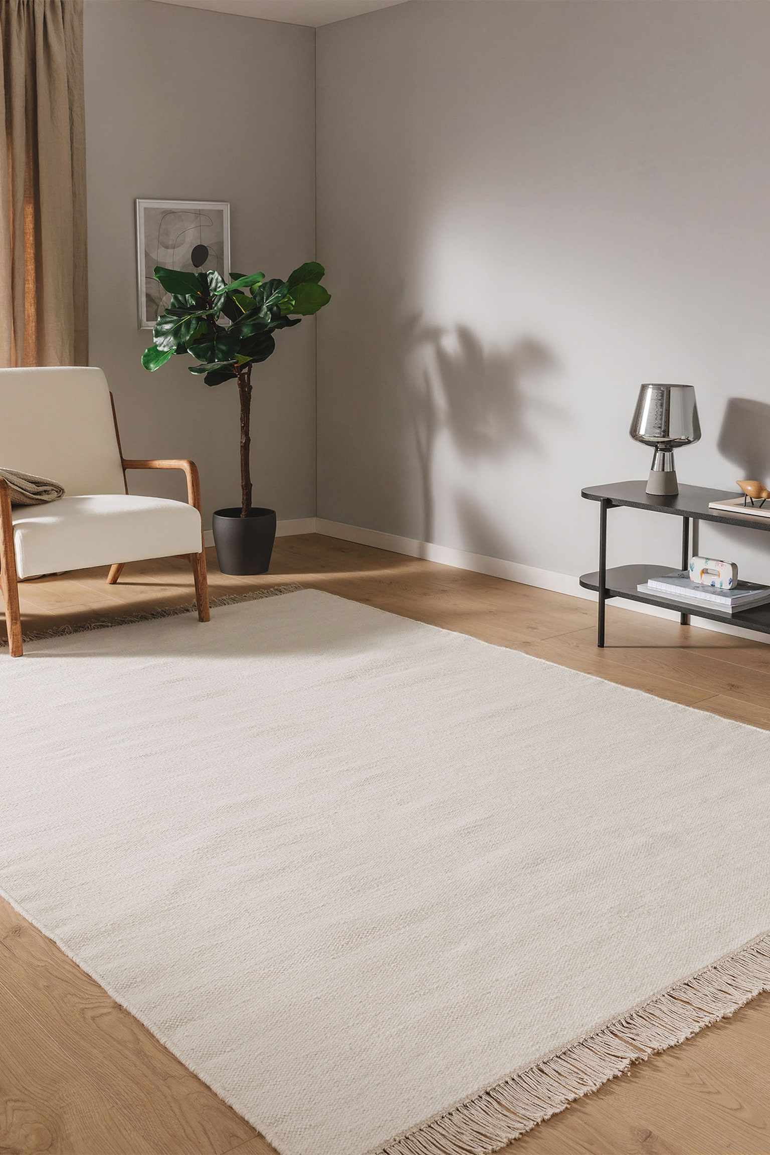 Wollen Vloerkleed Liv - Crème - 2