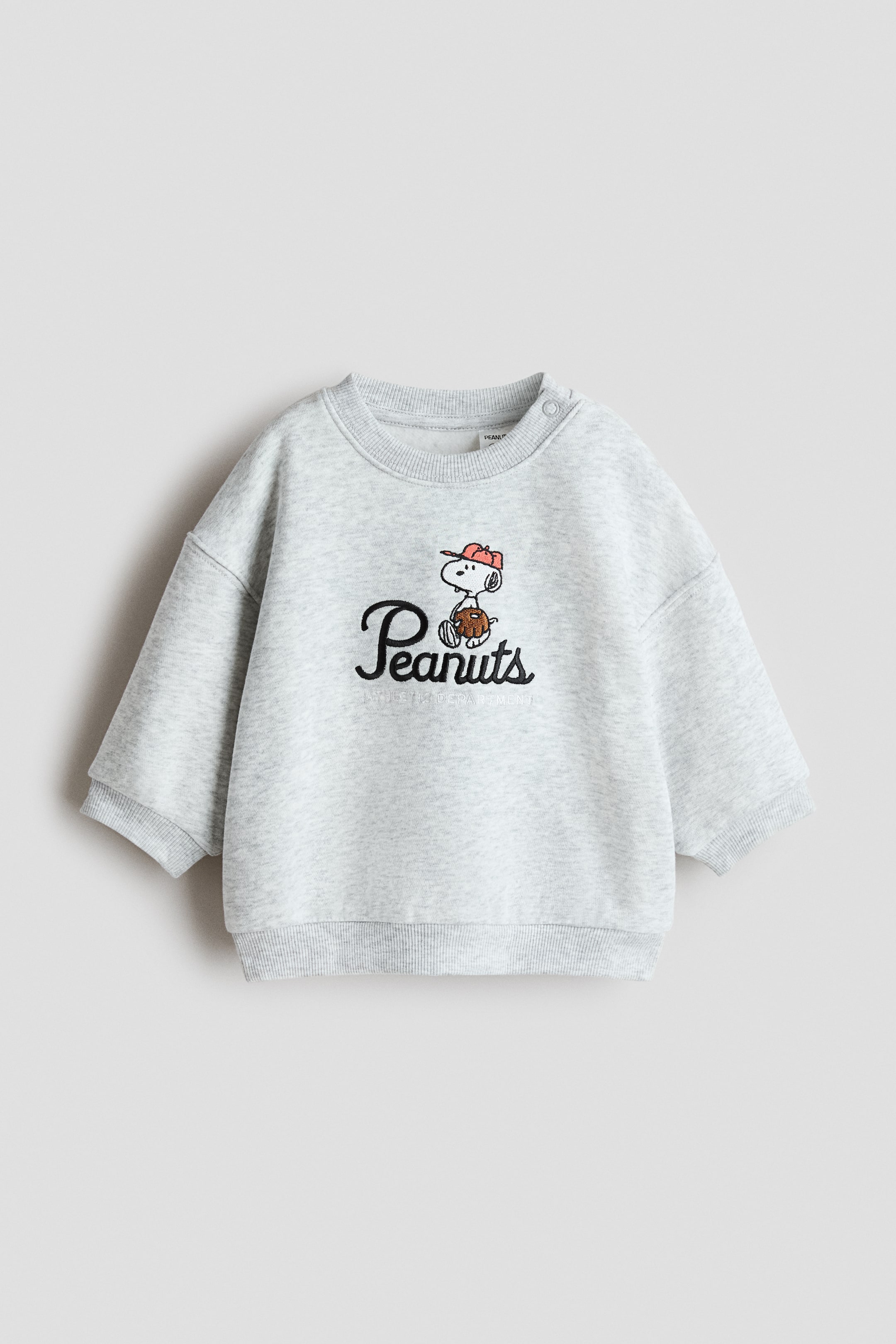 Vis større bilde: Sweatshirt med trykk - Lys grå/Snoopy - BARN | H&M NO 3