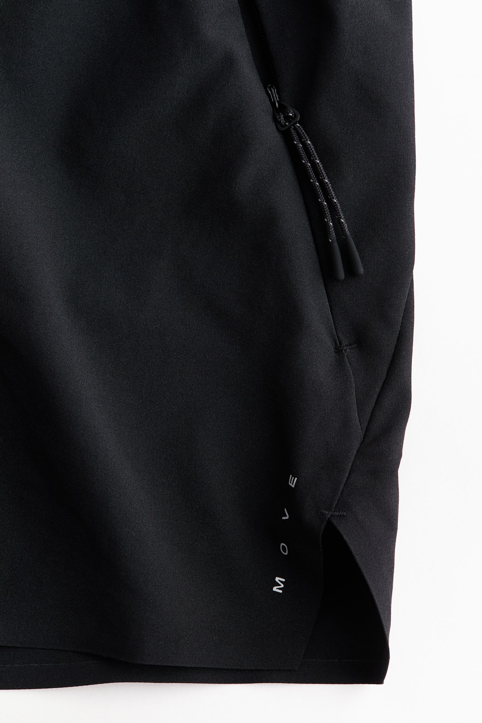 Женские шорты H&M Regular-Fit Track Shorts with Pockets, цвет: Чёрный — фото 8