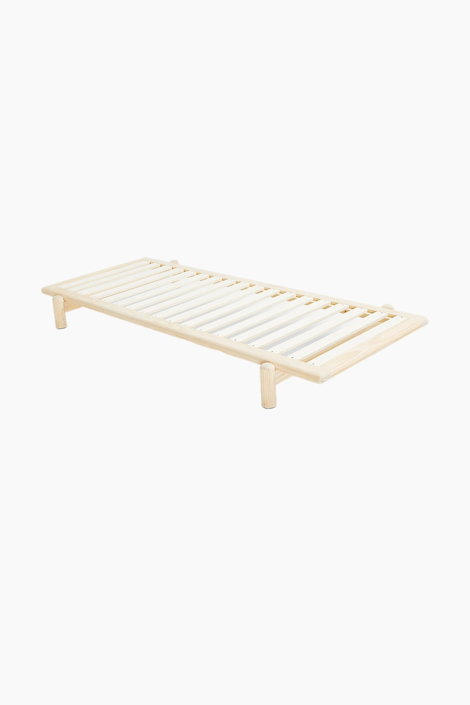 Julie Grenen Daybed - Wit Gezeept/Walnoot - 1