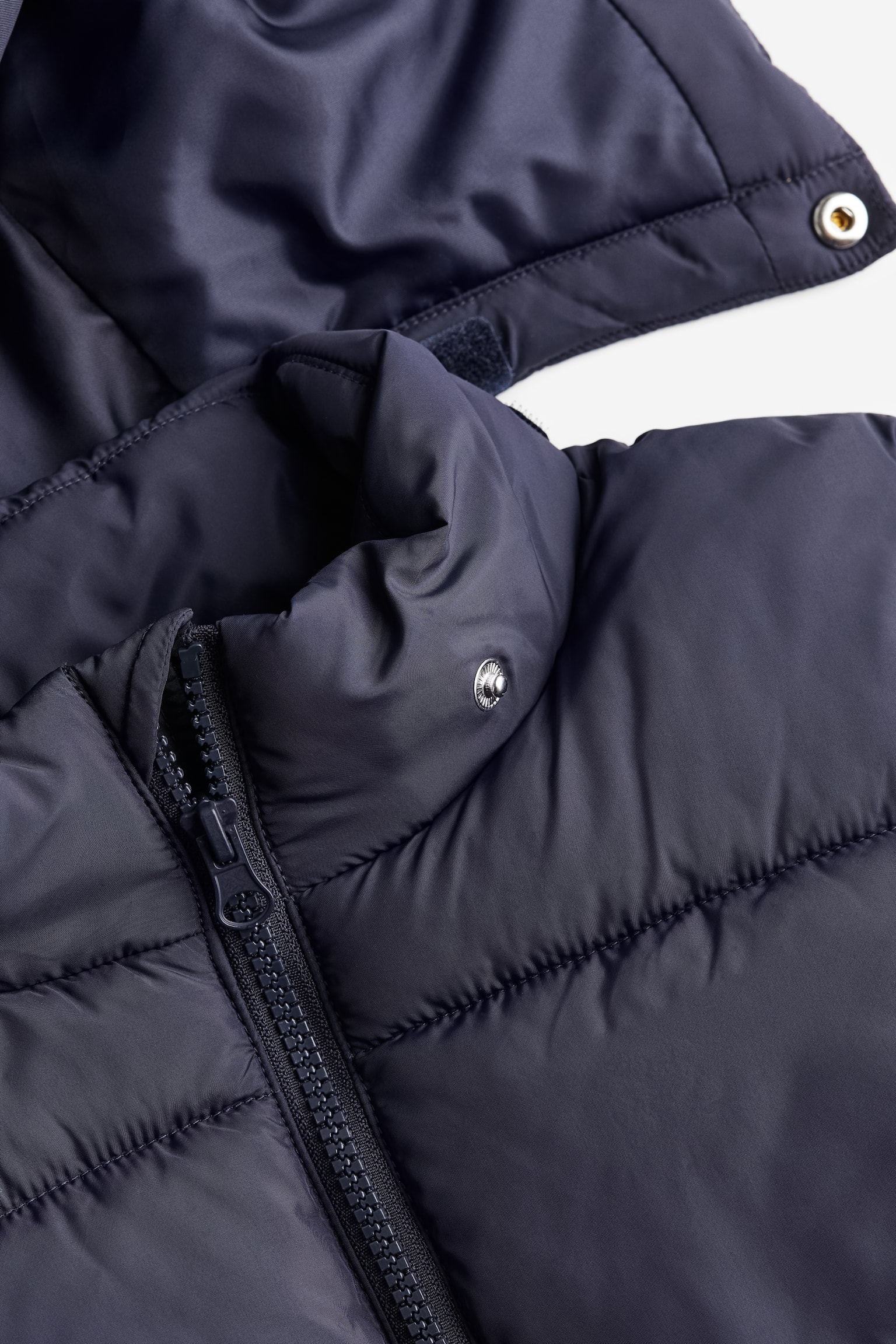 Water Repellent Puffer Jacket - Navy blue/Black/Dark sage green - 2