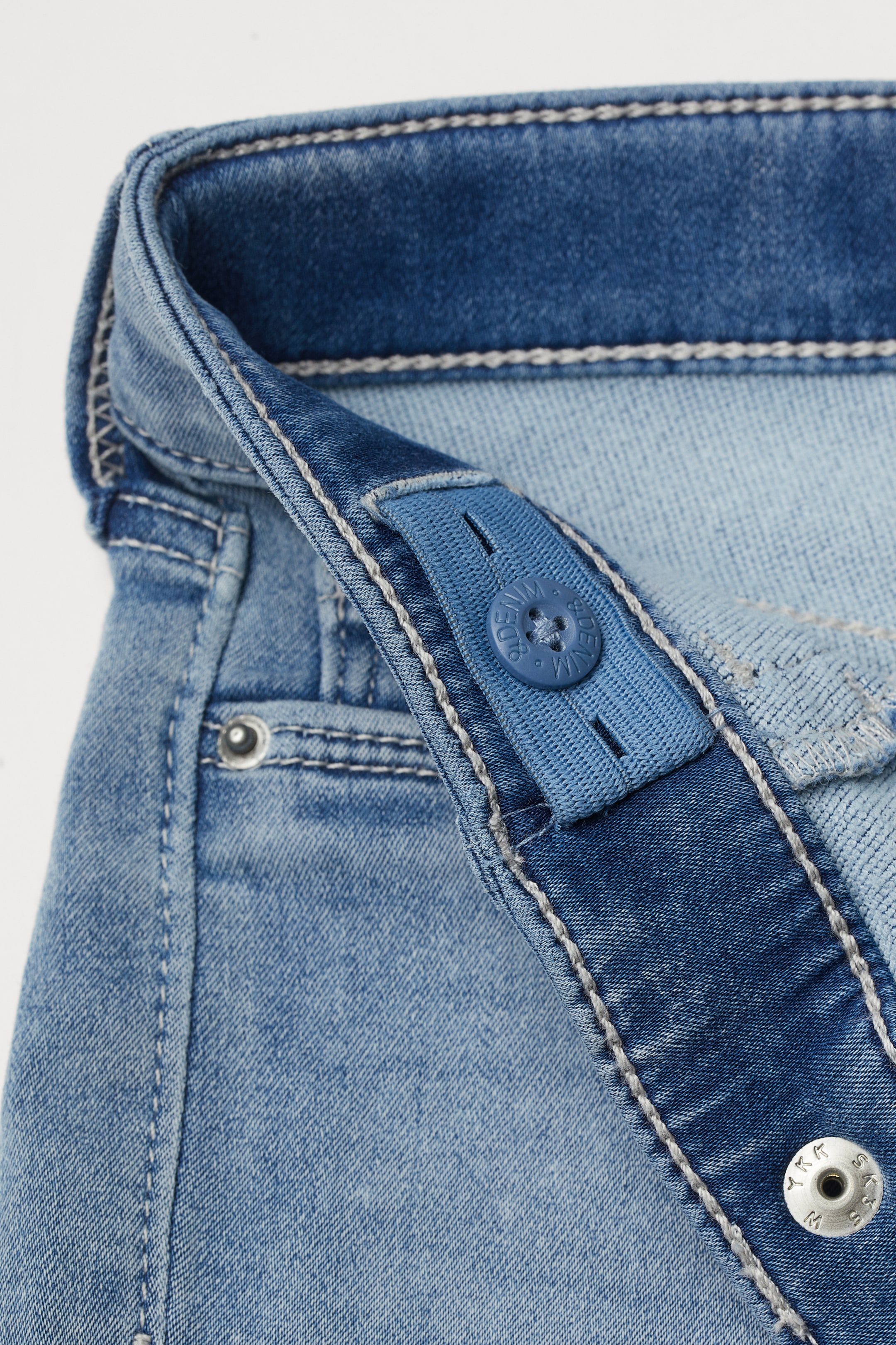 View larger image: Super Soft Skinny Fit Jeans - Light denim blue - Kids | H&M IN 2