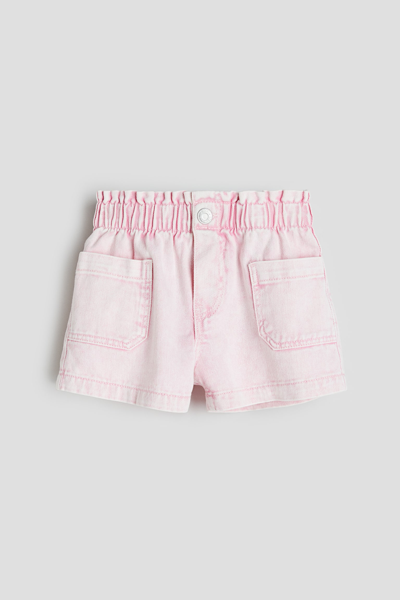 Loose Fit Denim Shorts - Light pink/Light denim blue/Light denim blue/Unicorns/Light beige/White - 1