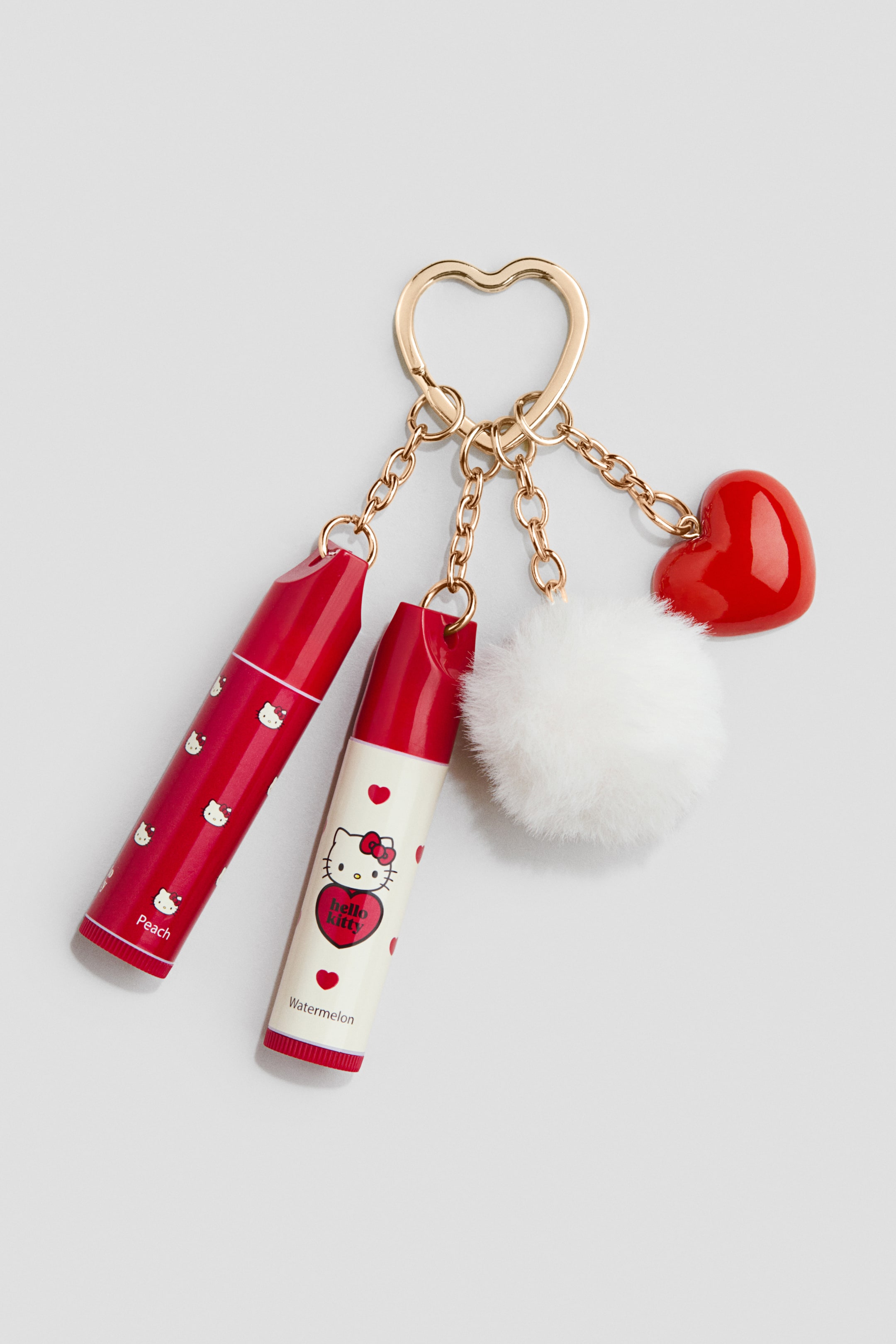 View larger image: Lip balm keyring - Red/Hello Kitty | H&M GB 1