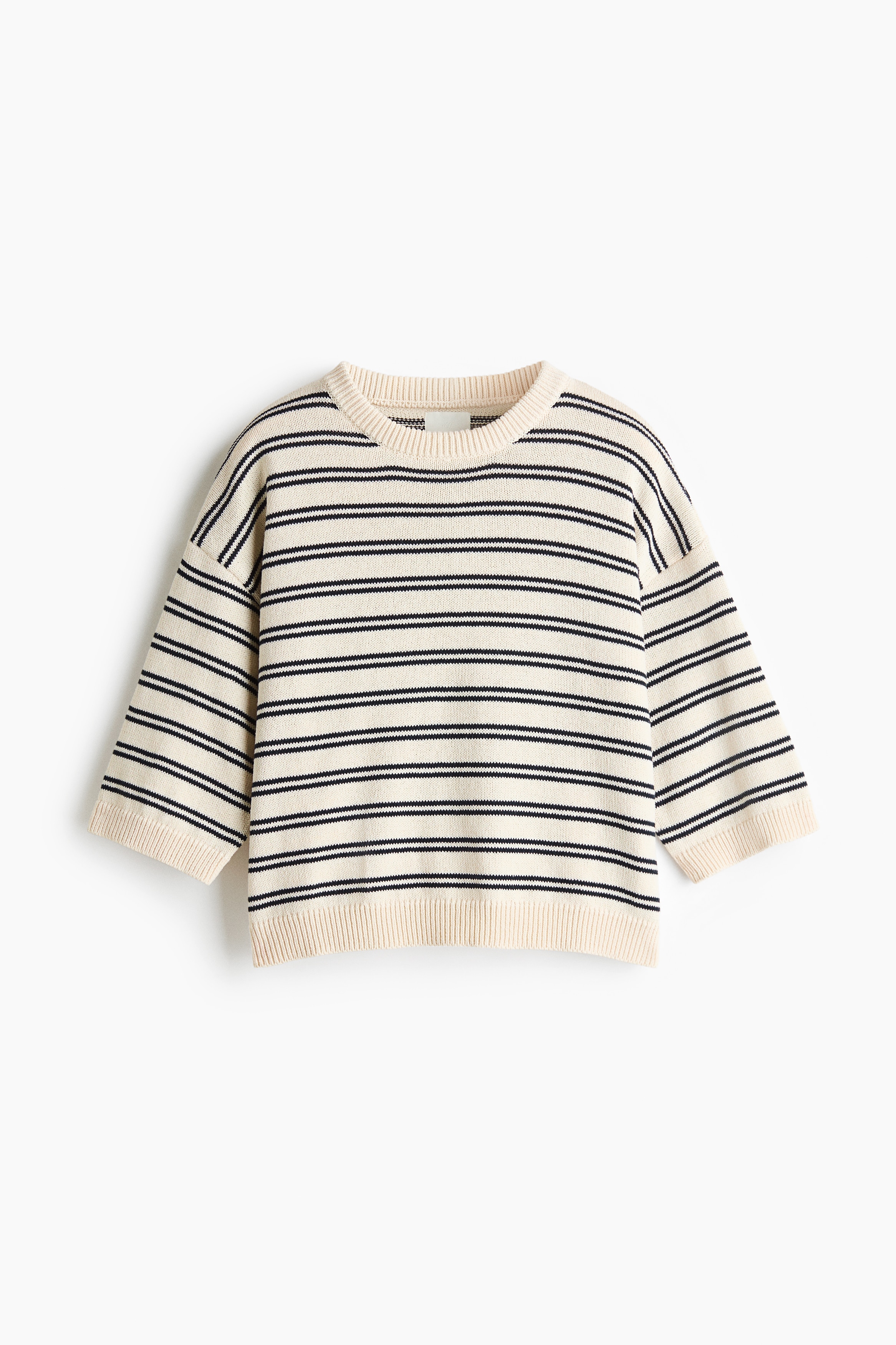 Gestricktes T-Shirt - Cream/Striped/Navy blue/Striped/Rosa/Gestreift/Marineblau/Gestreift/Rot