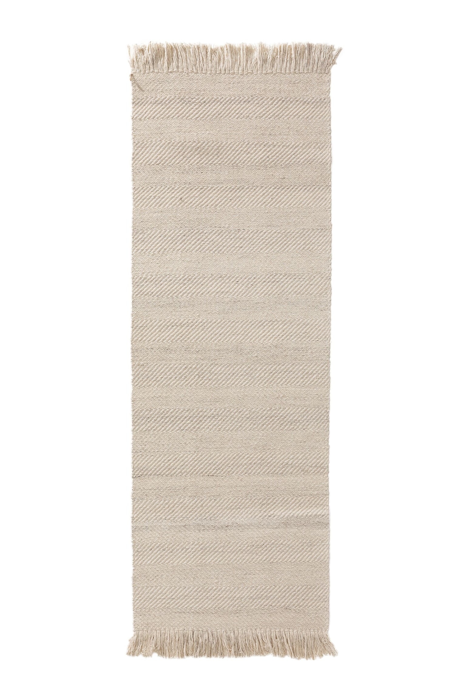 Tapis De Couloir En Laine Lars - Crème - 1