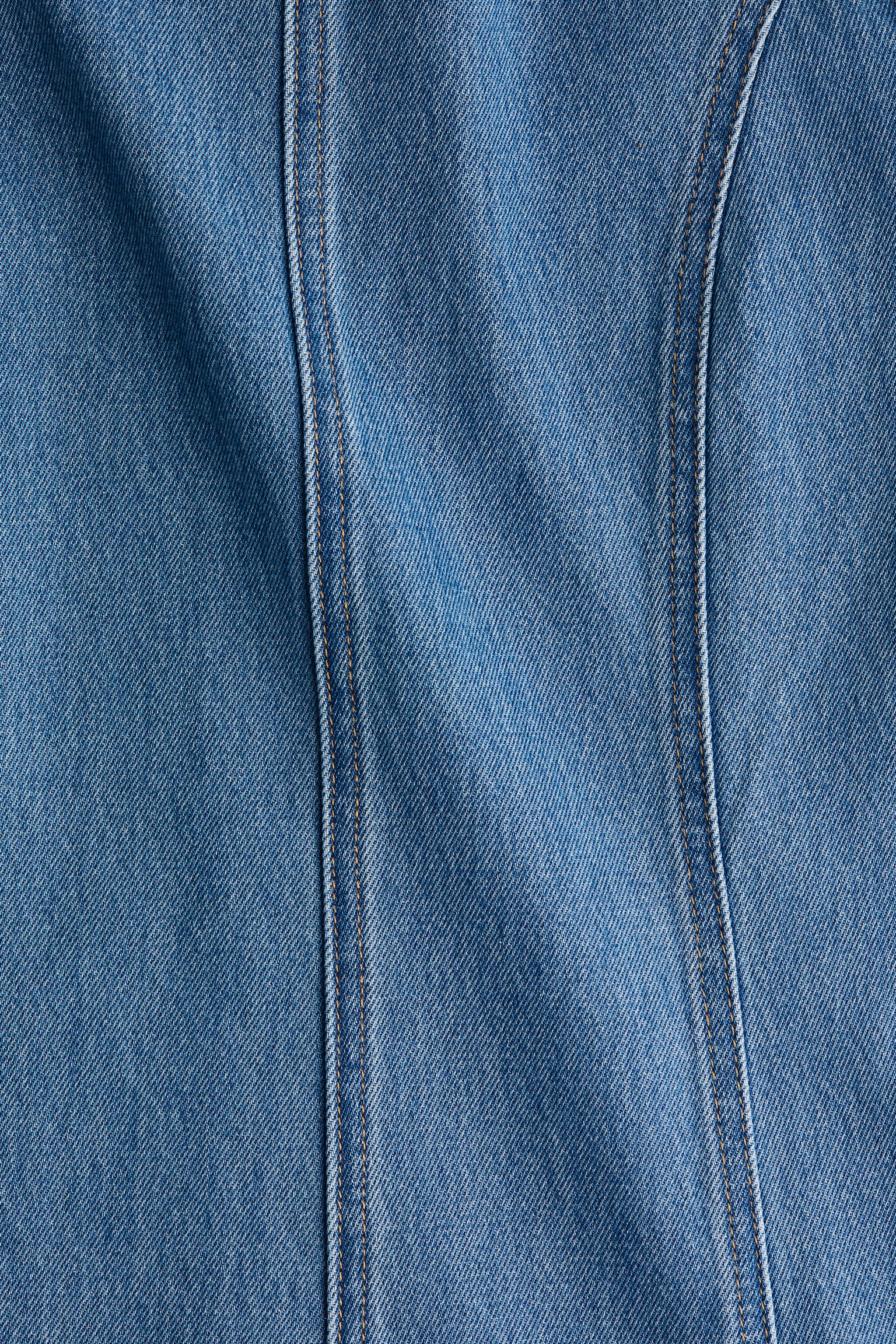 Váy denim không tay - Màu xanh denim - 5