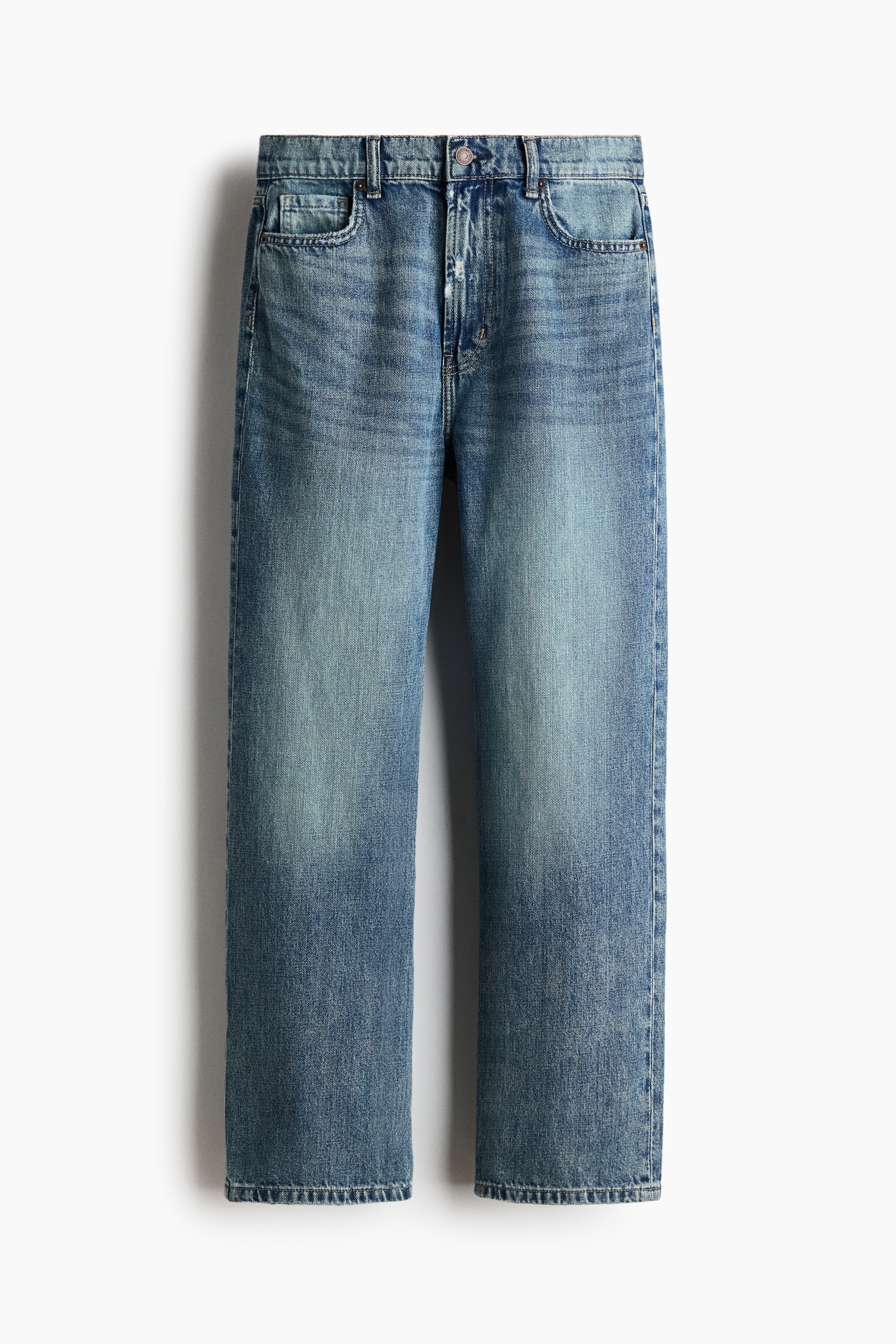 Mom Regular Waist Ankle Jeans - Donker denimblauw/Denimblauw/Denimzwart/Lichtgreige