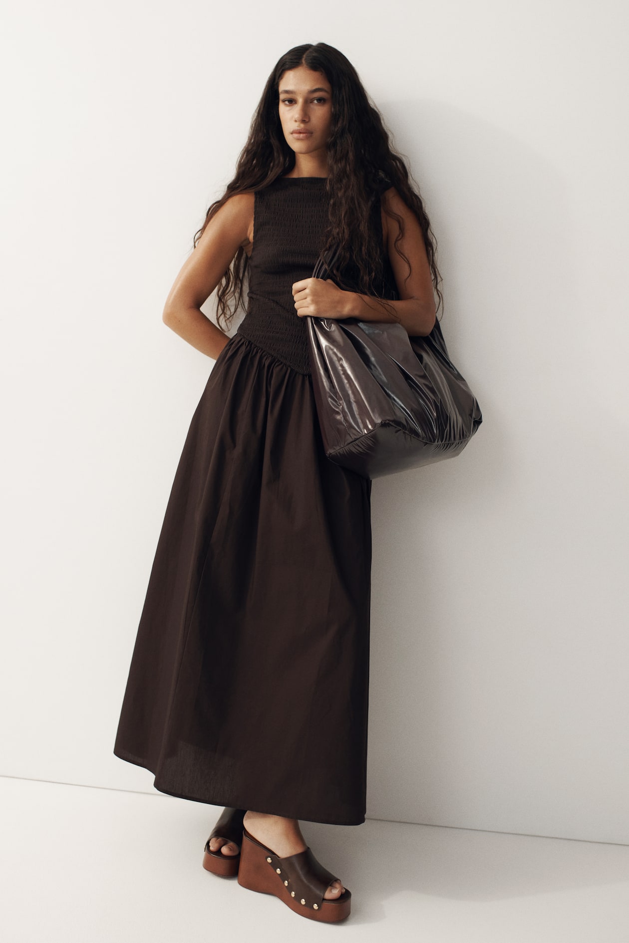 Boat-Neck Midi Dress - image 5