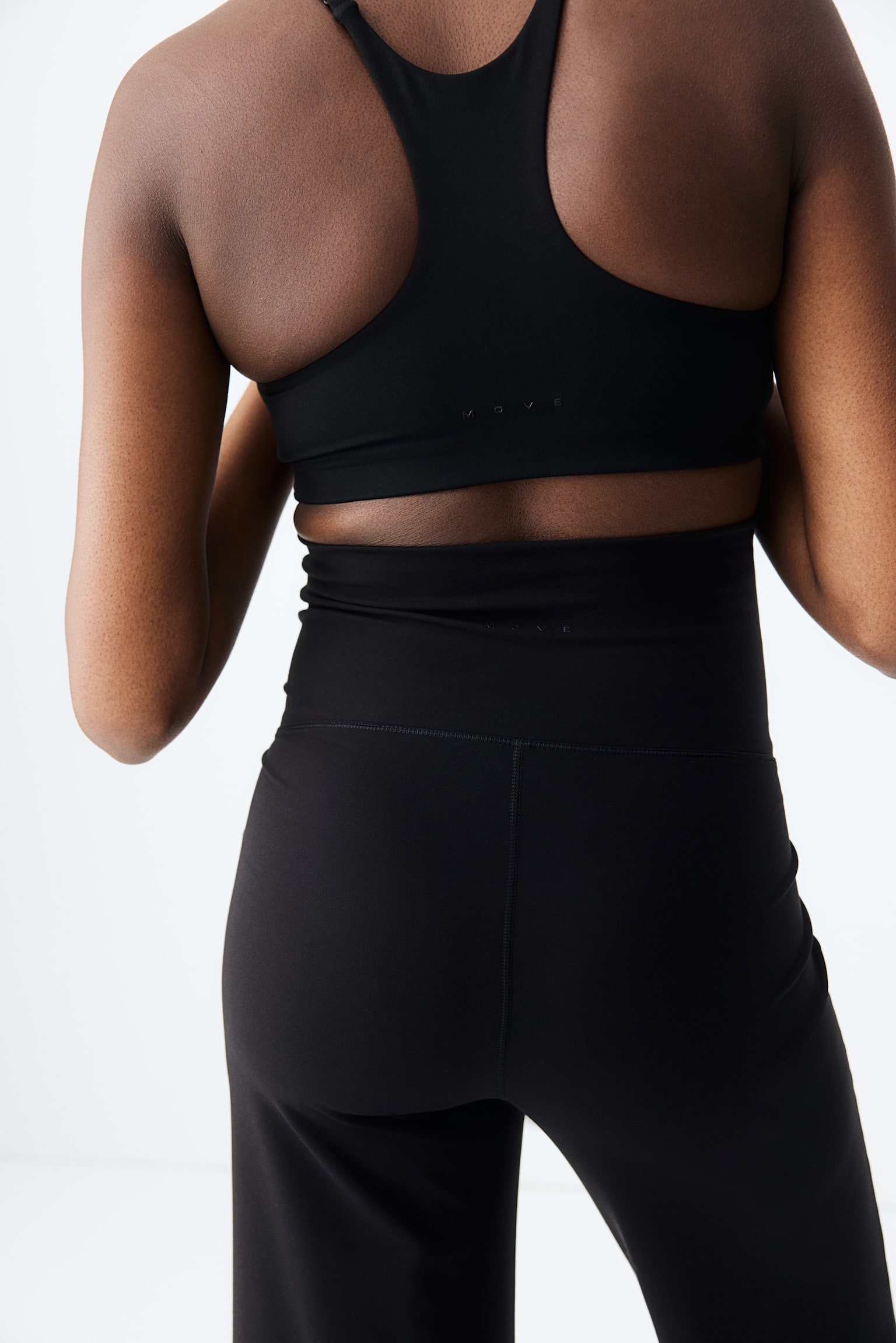 MAMA Pantalón deportivo ancho - Negro - 4