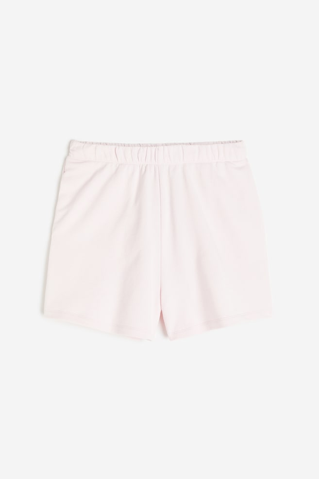 DryMove™ Jersey sports shorts - Light pink/Cream/Dark green/Black - 2