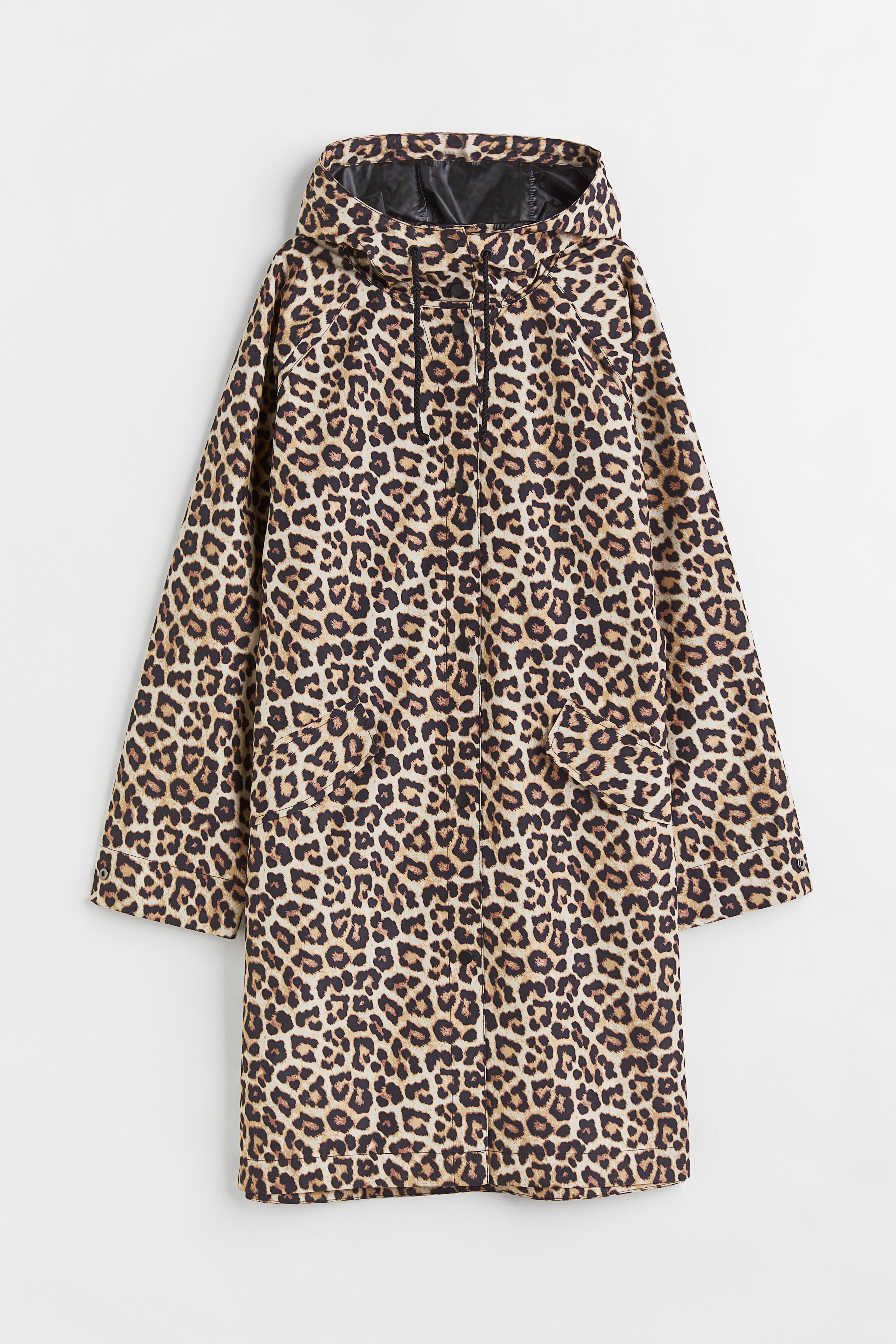 H&m leopard print coat best sale