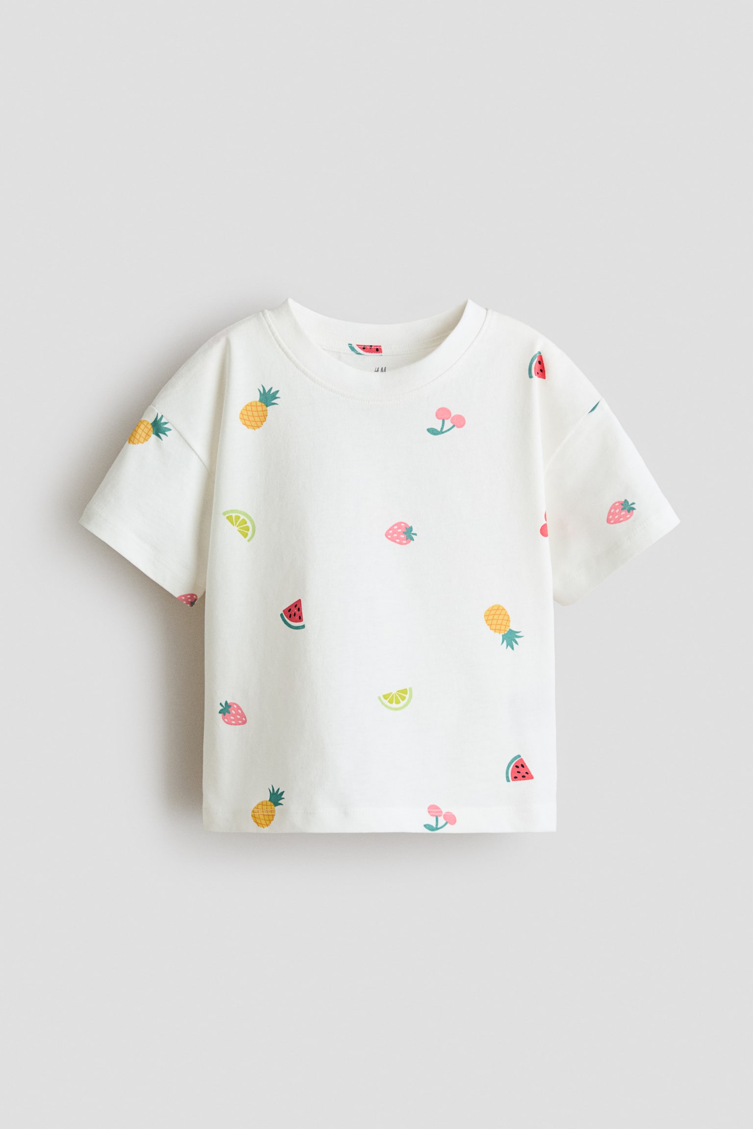 T-shirt con stampa - Crema/frutti/Rosa chiaro/Hawaii/Crema/Great Days Ahead/Turchese chiaro/Aloha/Bianco/Hello Summer/Bianco/pois