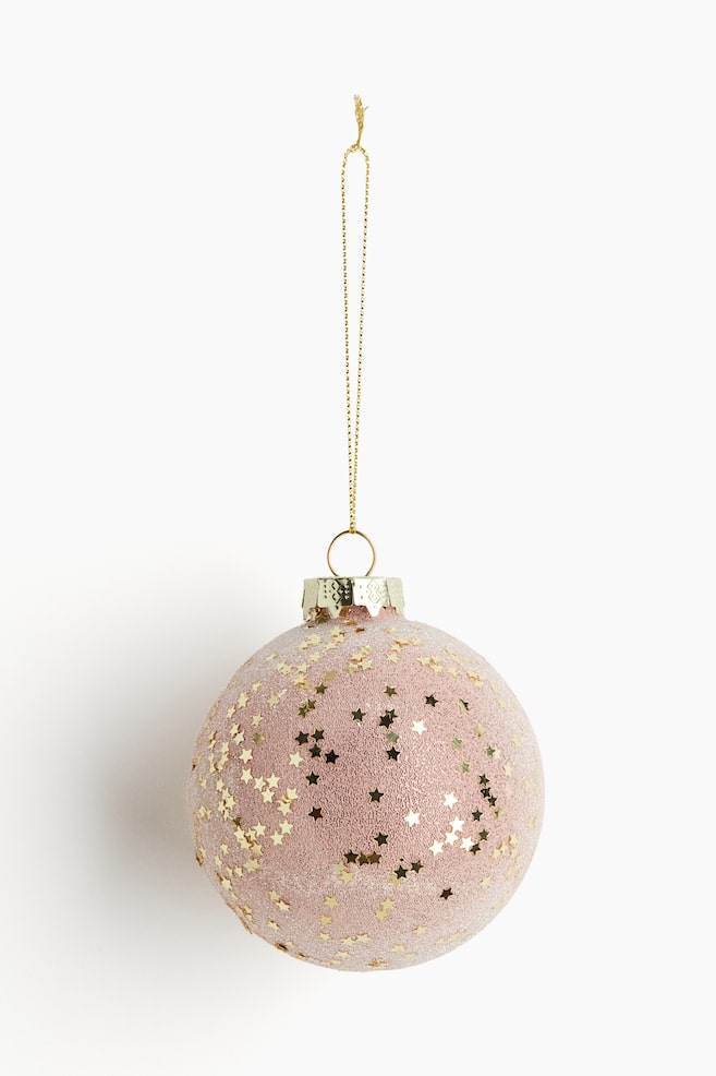 Glittrig julgranskula - Rosa/Guld/Beige/Guld - 1